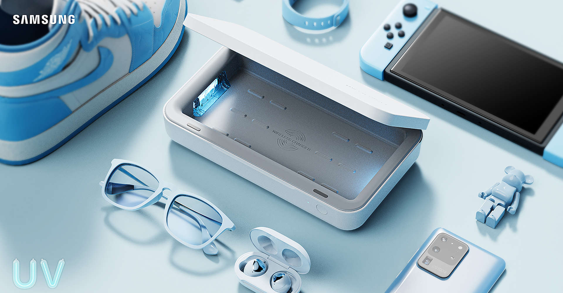 Disinfection box design，Disinfection product design，Design of Ultraviolet Disinfection Box，Industrial product design，Appearance and structure design，