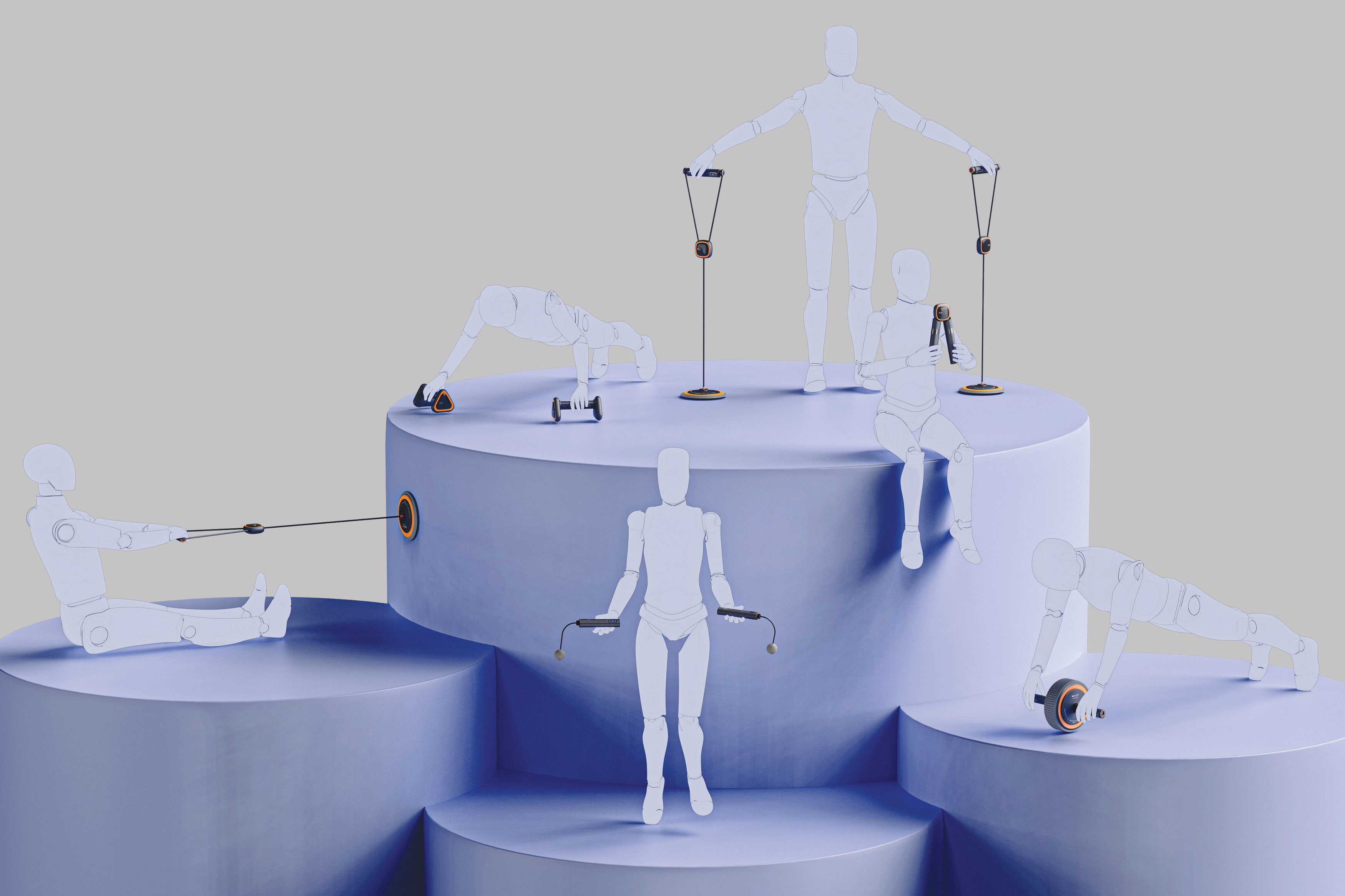 Fitness Handle，Smart Fitness Handle，2023 Red Dot Design Concept Award，