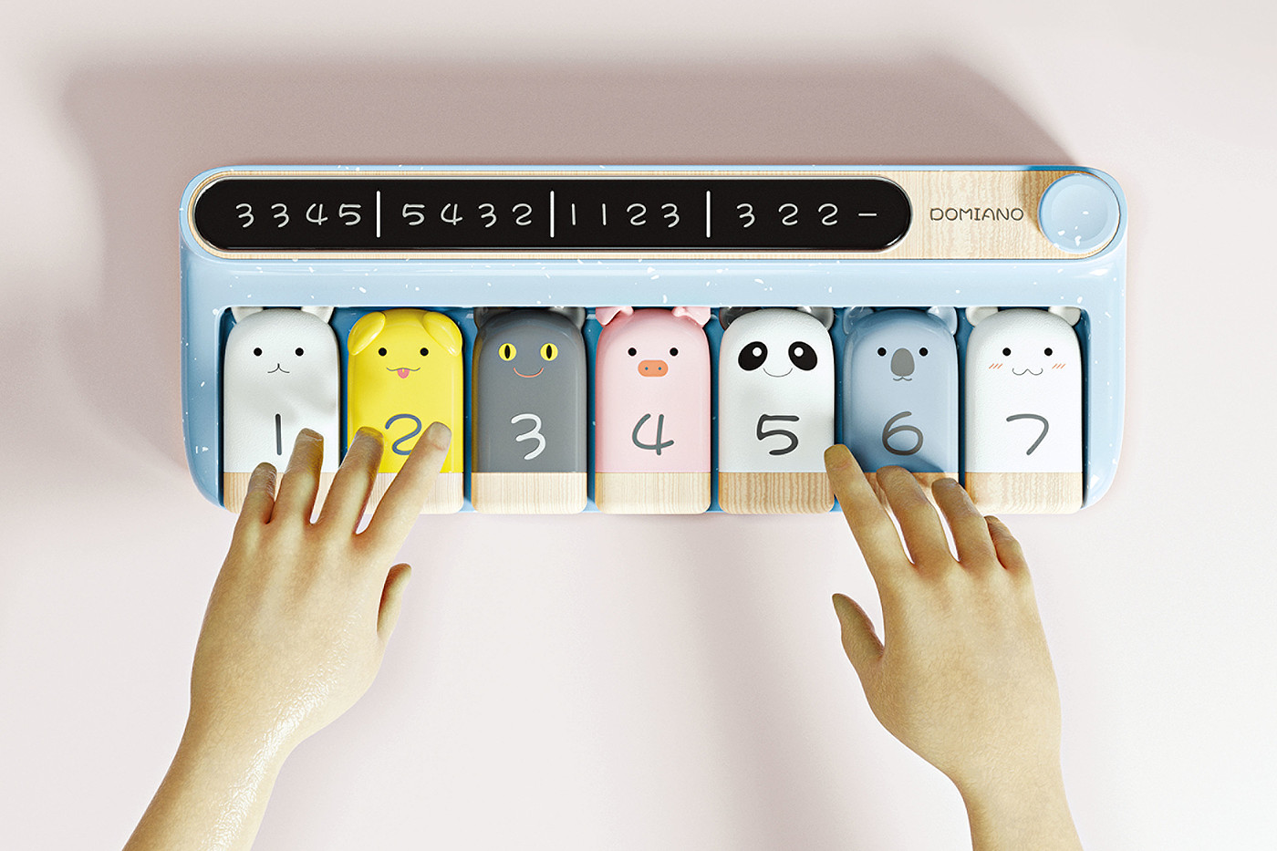 Domino Piano，Children's Toys，2023 Red Dot Design Concept Award，
