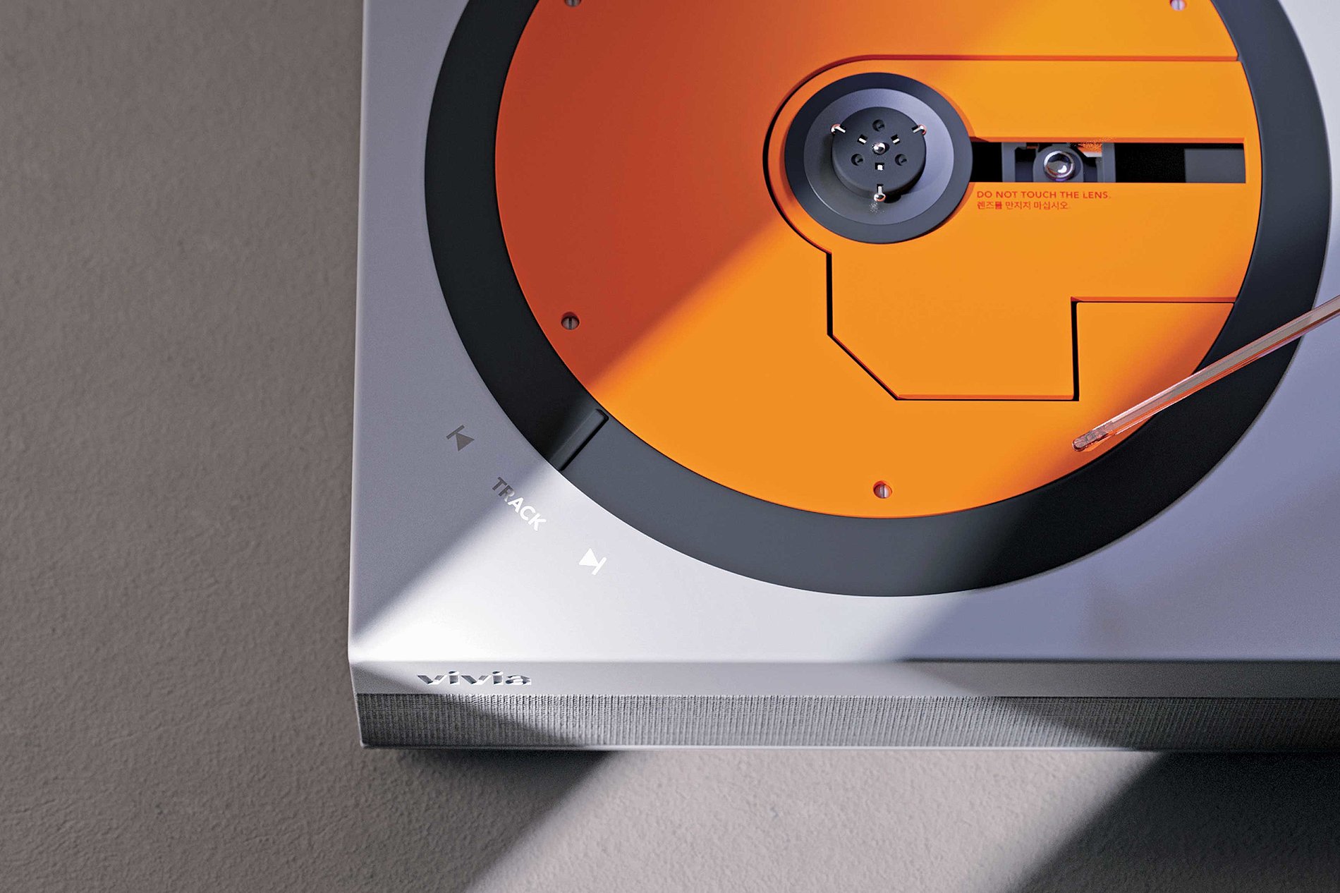CD player，Vivia，vinyl turntable，music，2023 Red Dot Design Concept Award，