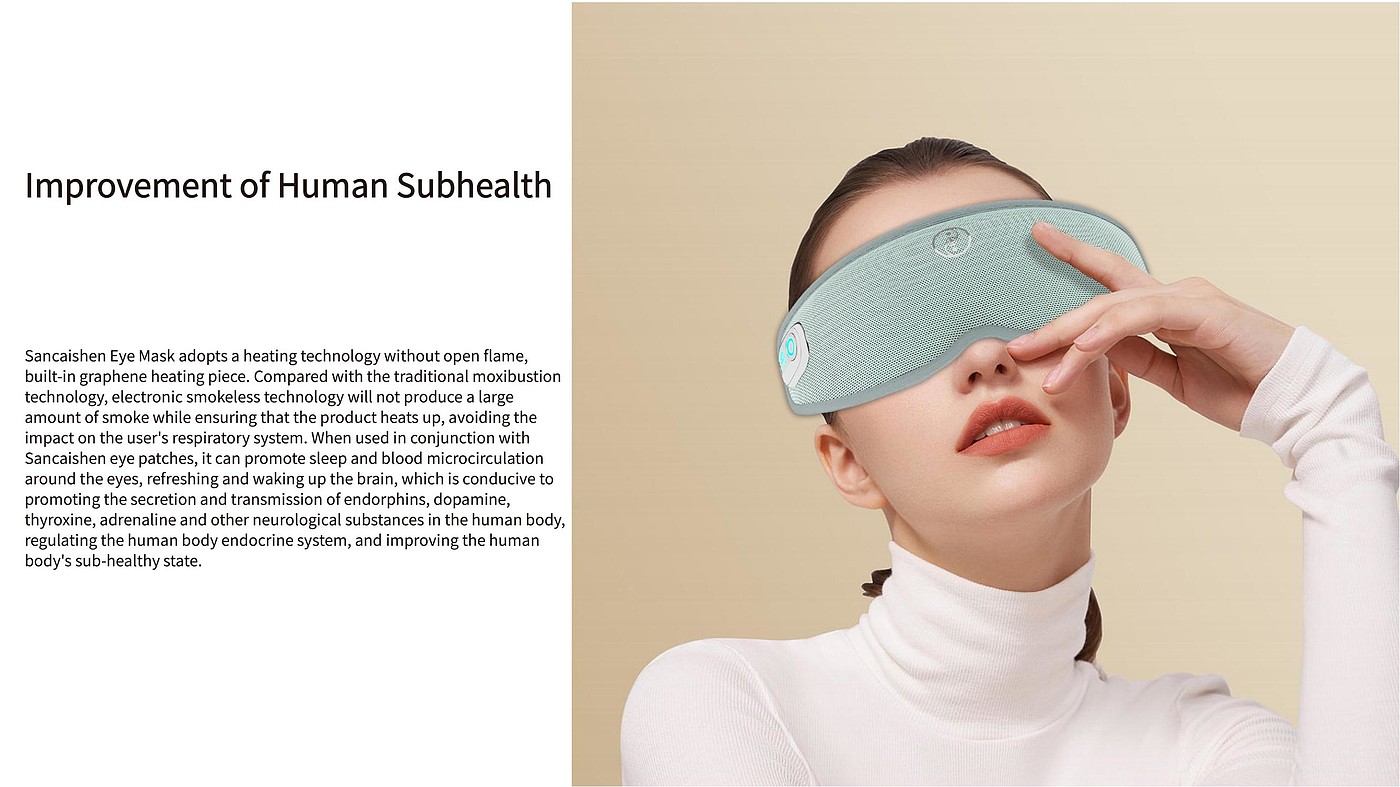 Intelligent eye mask，moxibustion，Gehu，Great health，