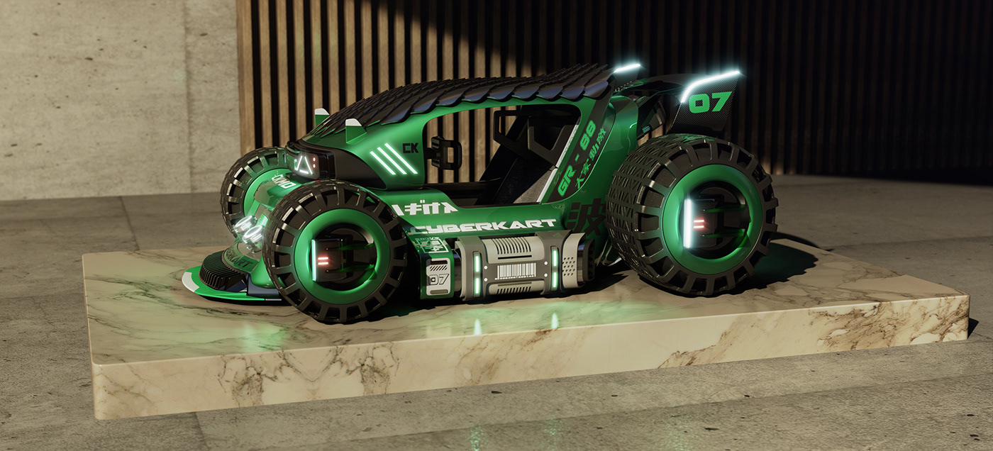Toys，CyberKart，conceptual design，