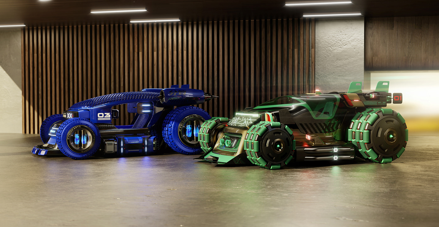 Toys，CyberKart，conceptual design，