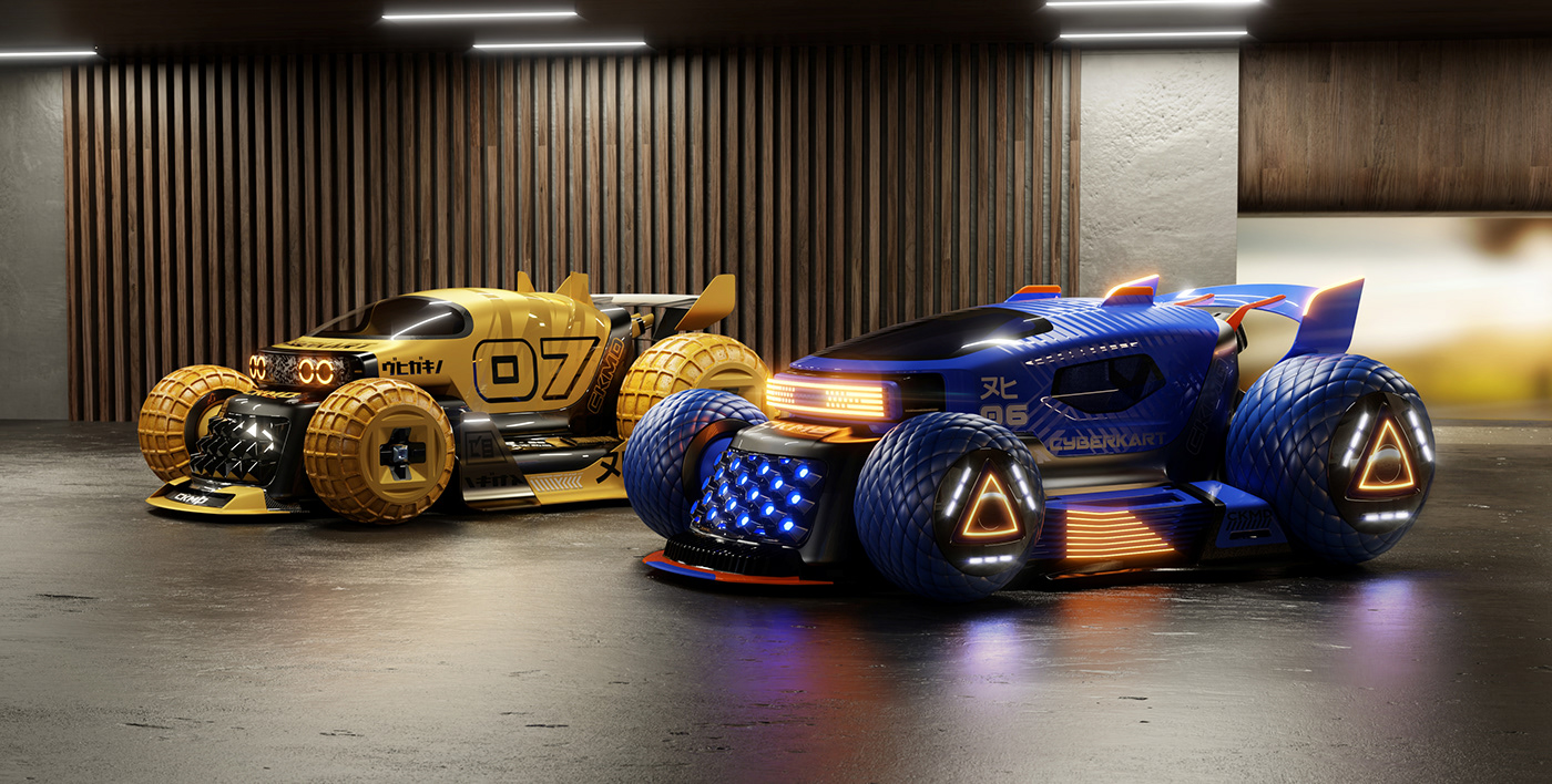 Toys，CyberKart，conceptual design，