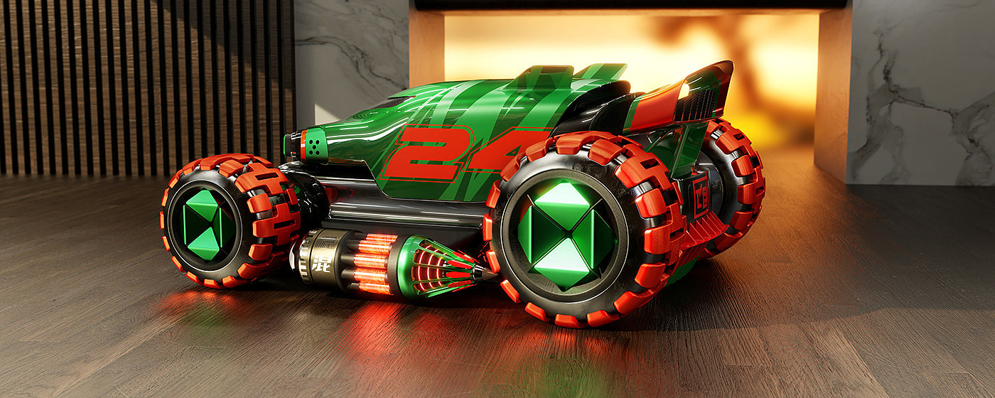 Toys，CyberKart，conceptual design，