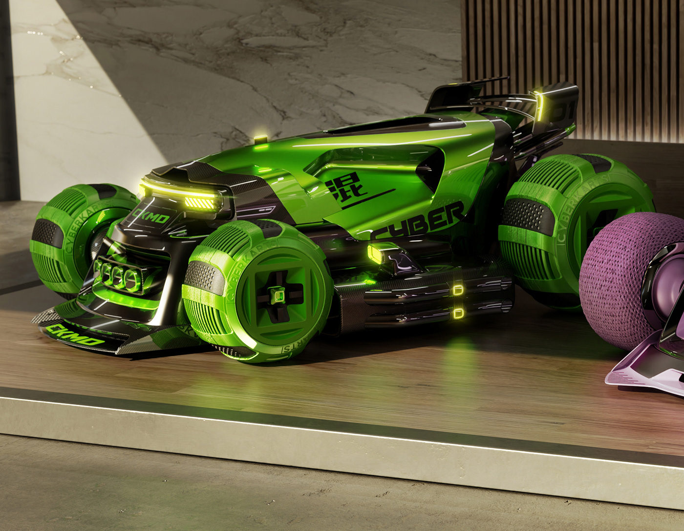 Toys，CyberKart，conceptual design，