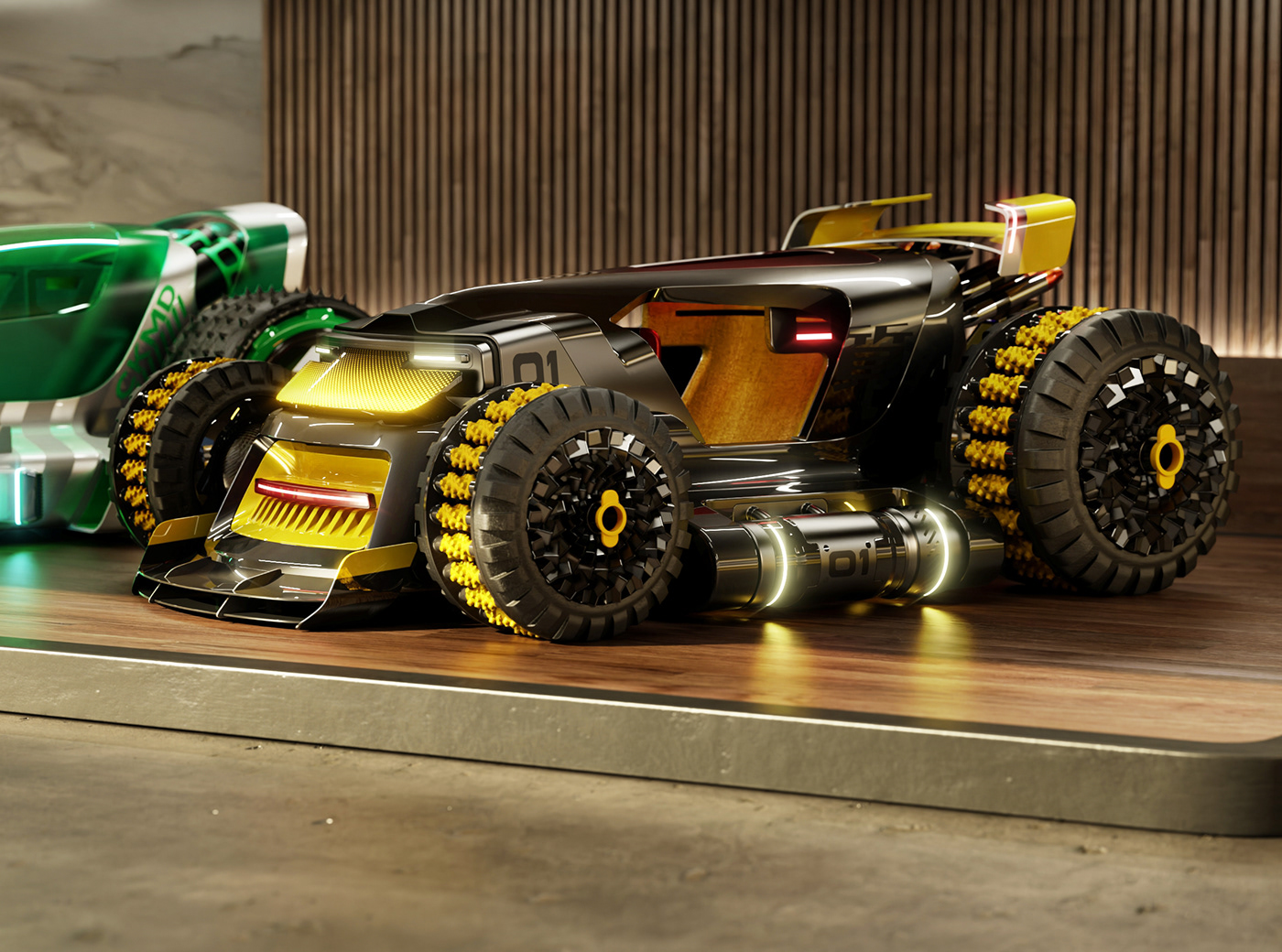 Toys，CyberKart，conceptual design，