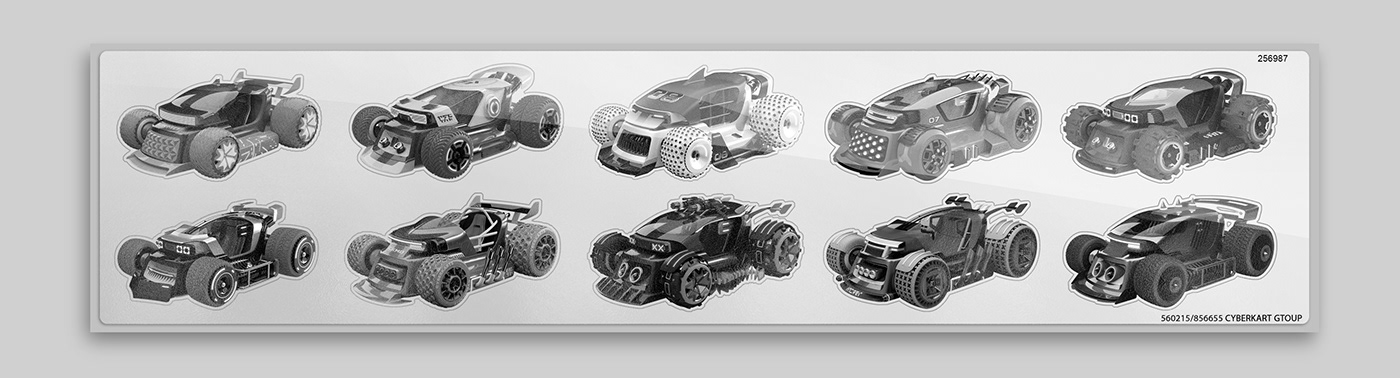 Toys，CyberKart，conceptual design，