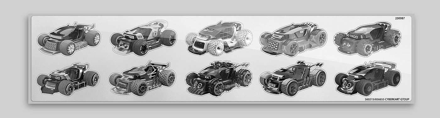 Toys，CyberKart，conceptual design，