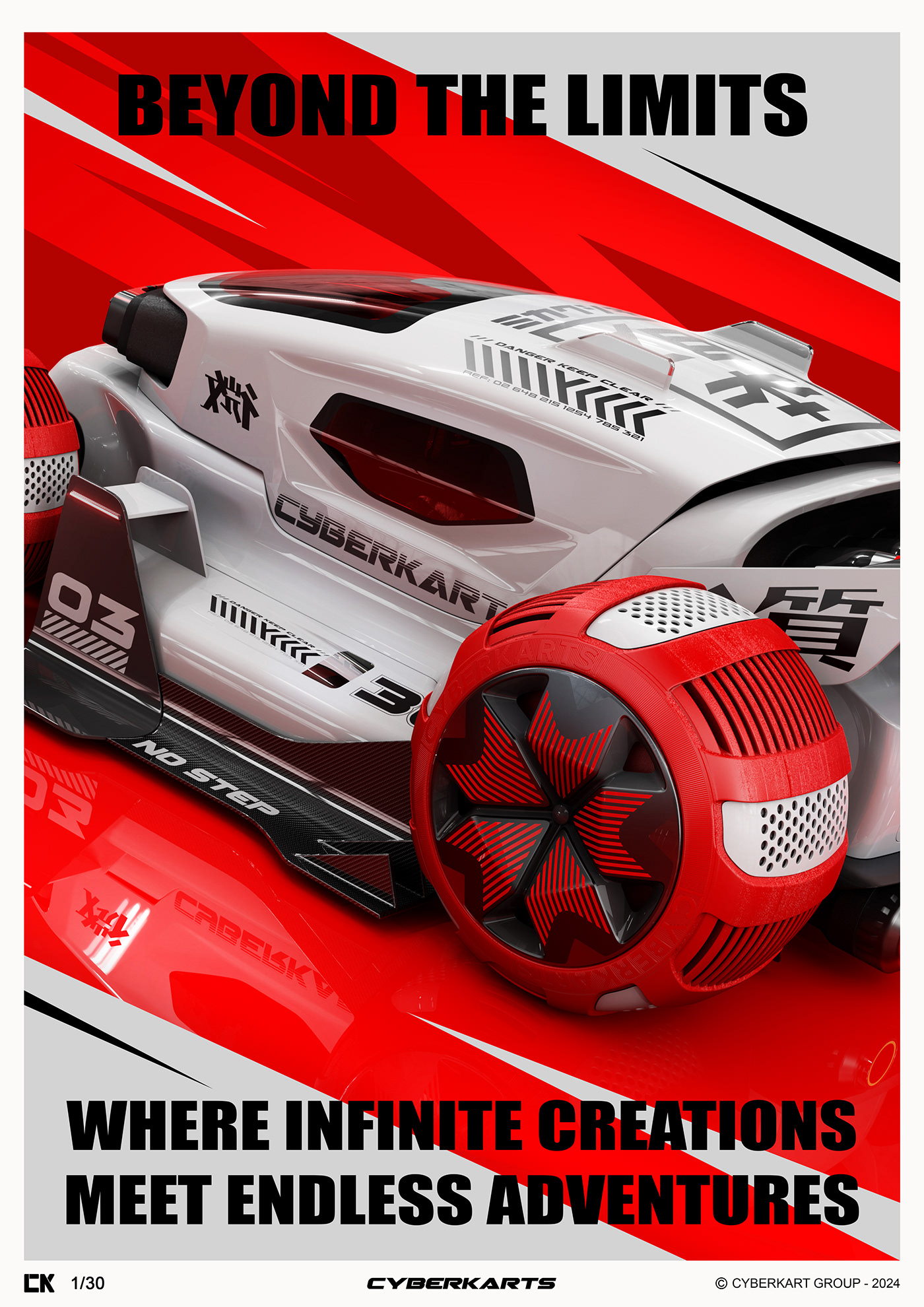 Toys，CyberKart，conceptual design，