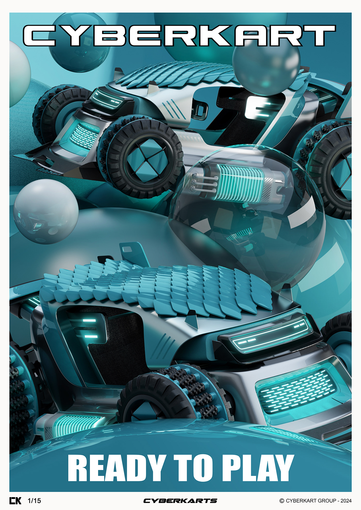 Toys，CyberKart，conceptual design，