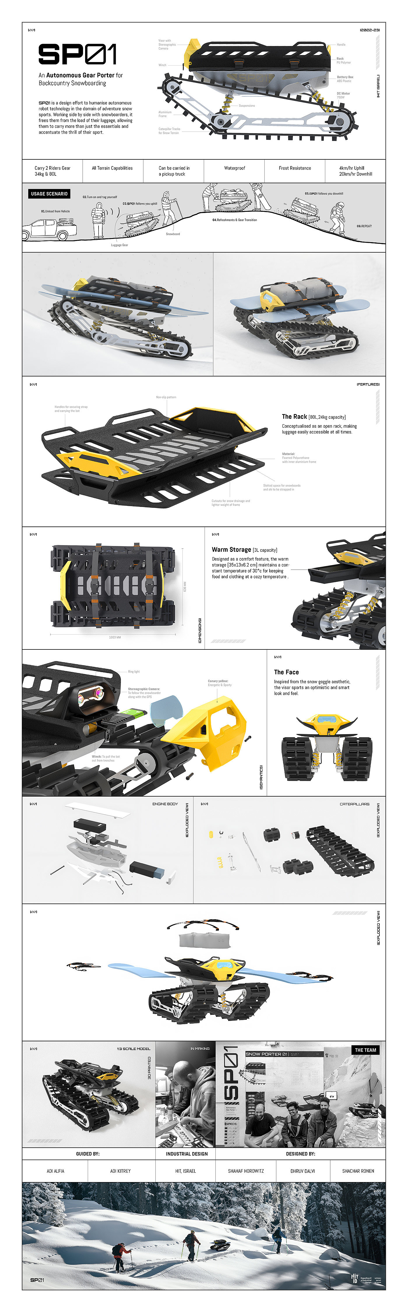 Gear Porter，ski，cross-country，AUTONOMOUS，