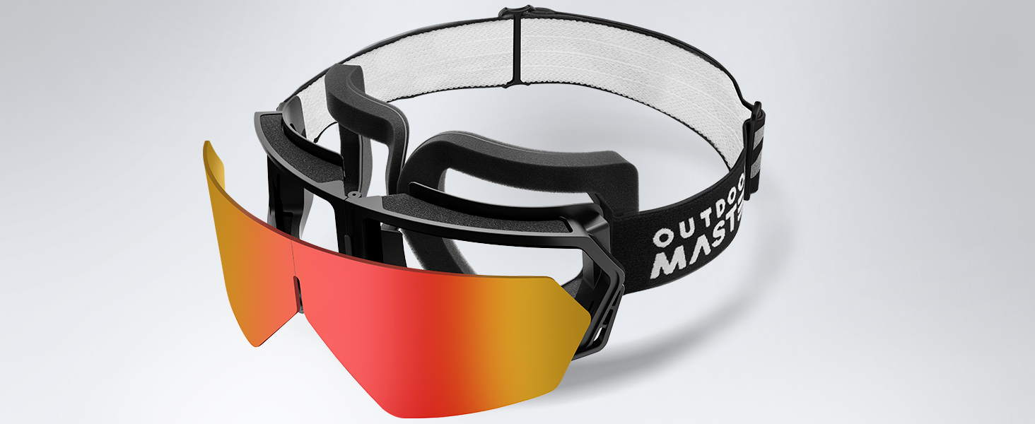 Snow mirror，folding style，outdoors，skiing，motion，