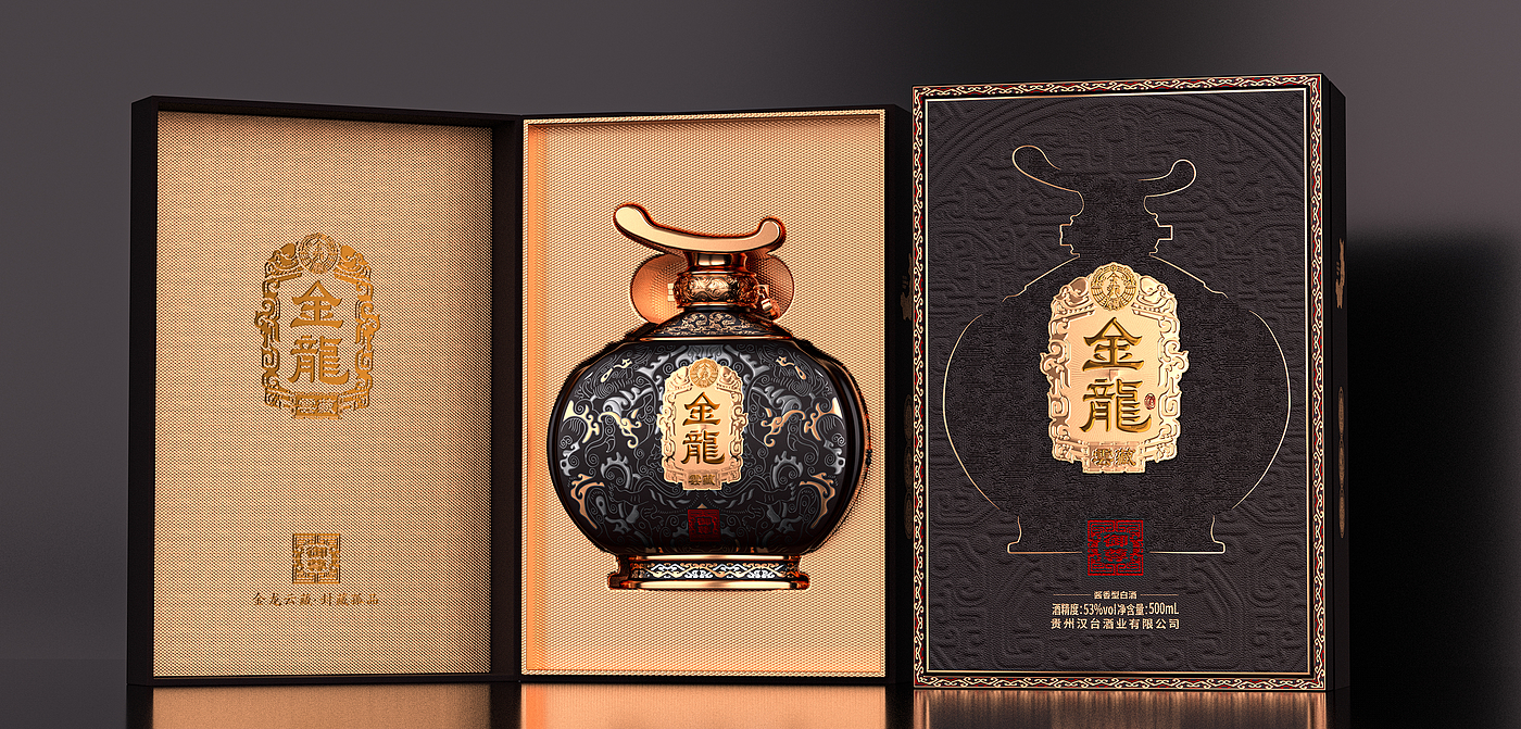 Brand design，Wine packaging，High-end sauce，Creative design，Bottle design，