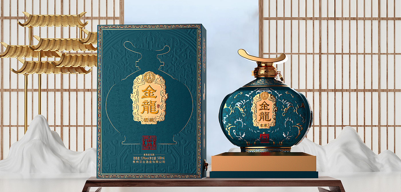 Brand design，Wine packaging，High-end sauce，Creative design，Bottle design，