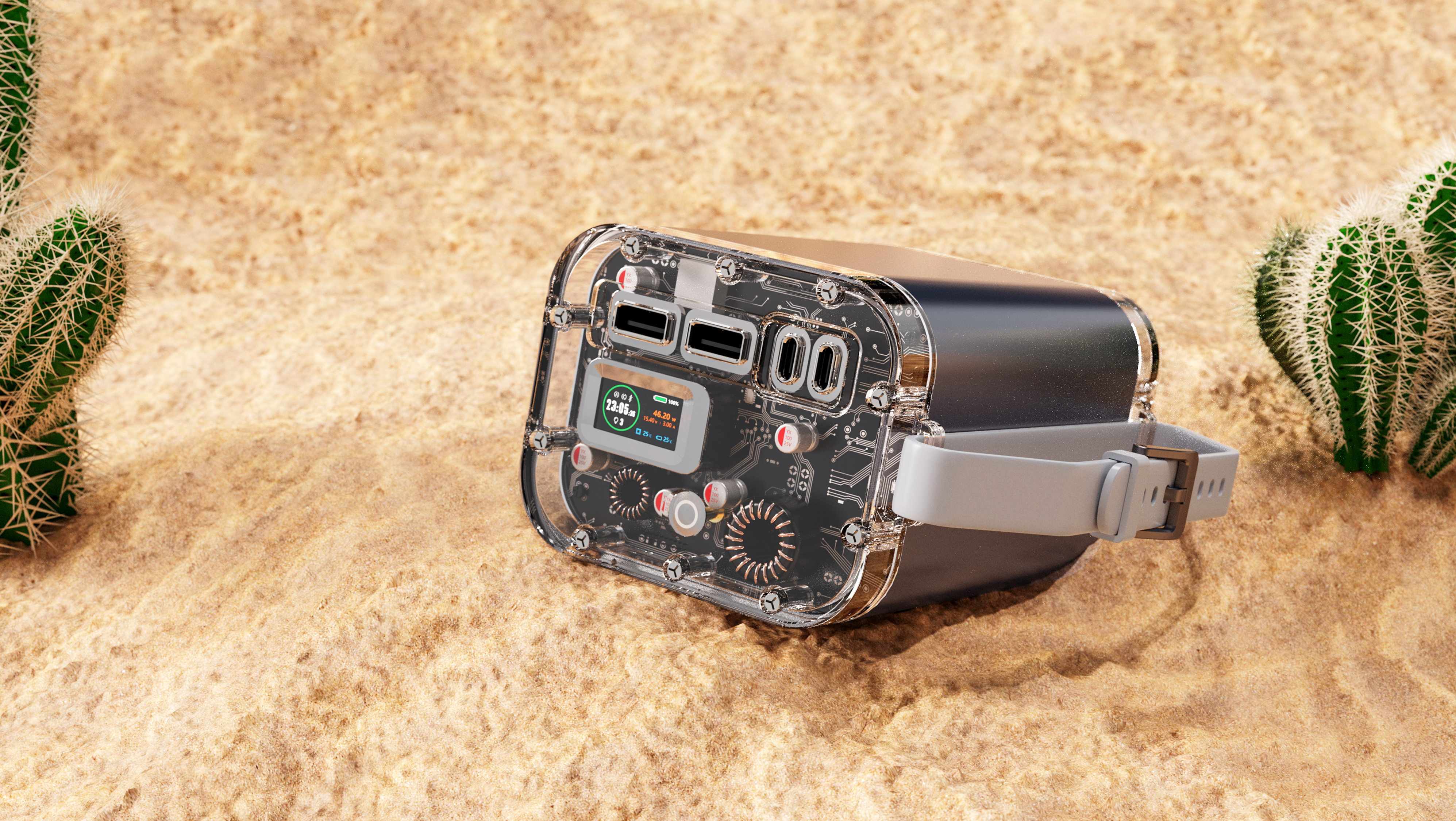 Large-capacity outdoor mobile power supply, waterproof,，