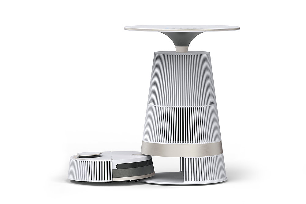 Aero Table，an electric appliance，air cleaner，Robot Cleaner，2023 Red Dot Design Concept Award，