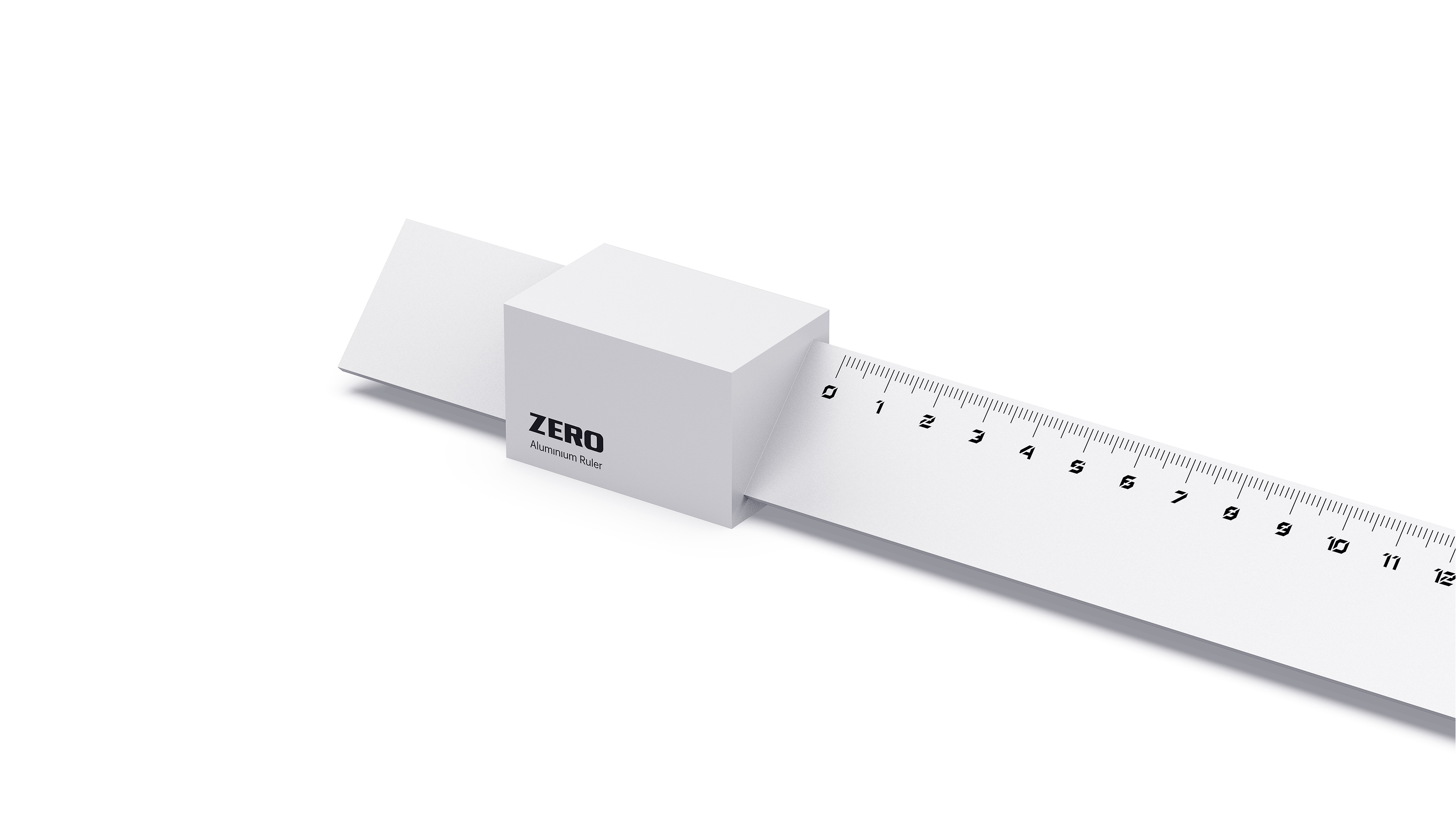 LOSTCTRL，zero，Aluminum alloy ruler，Business office，Tabletop decoration，Cultural and creative gifts，Original design，Personalized customization，