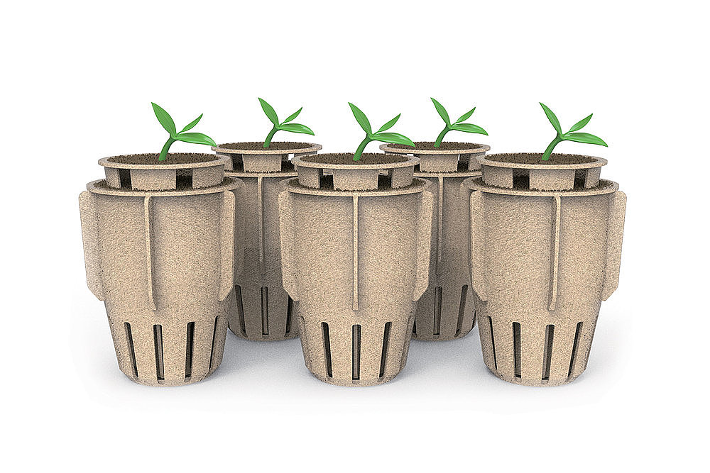 sustainable，Tea seedling pot，Reuse，2023 Red Dot Design Concept Award，