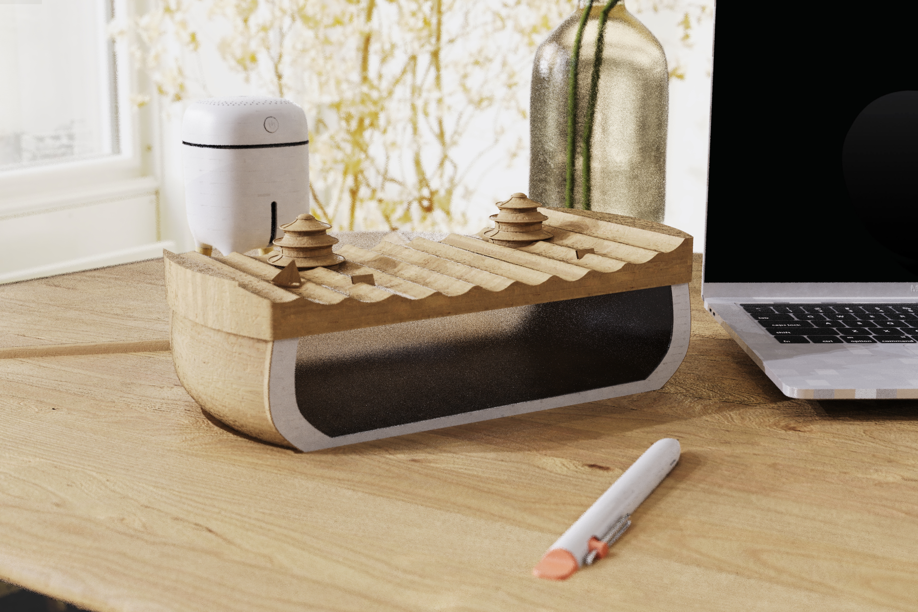 sea wave，storage box，Log wind，Minimalist，