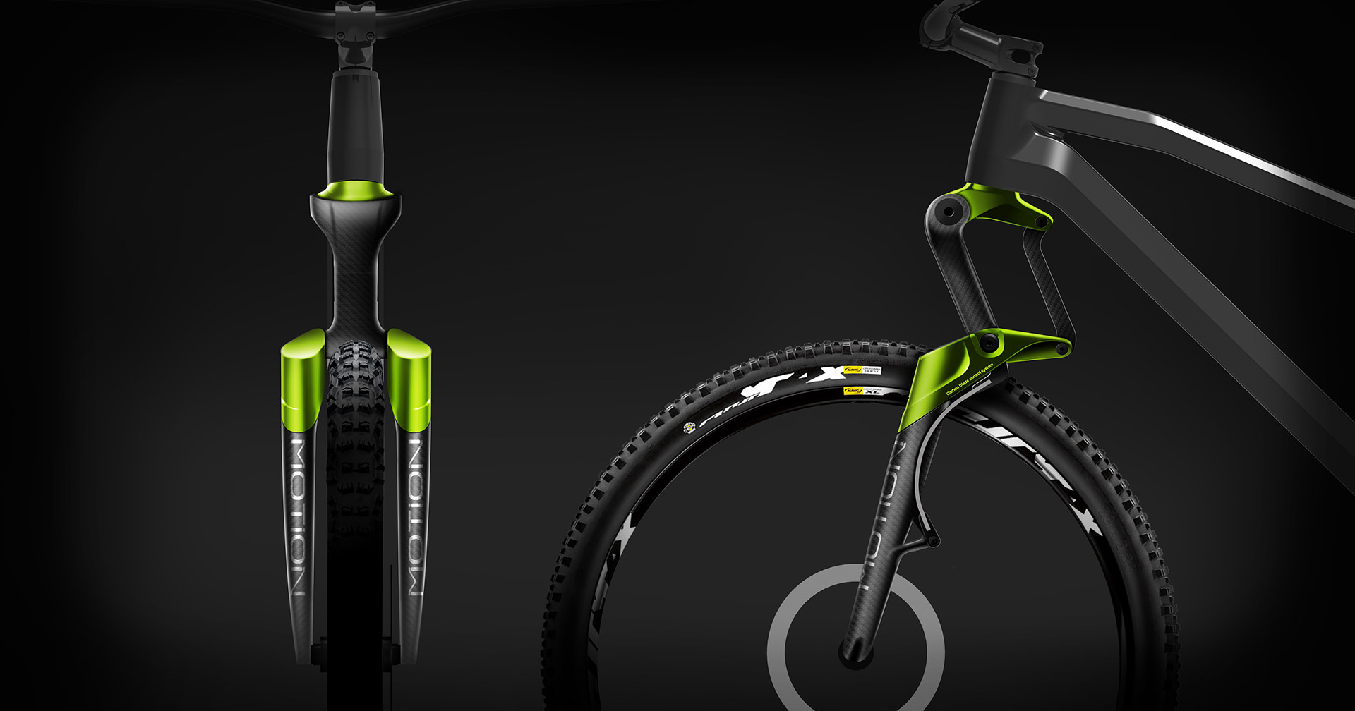 MOTION，Mountain Bike，3D model，