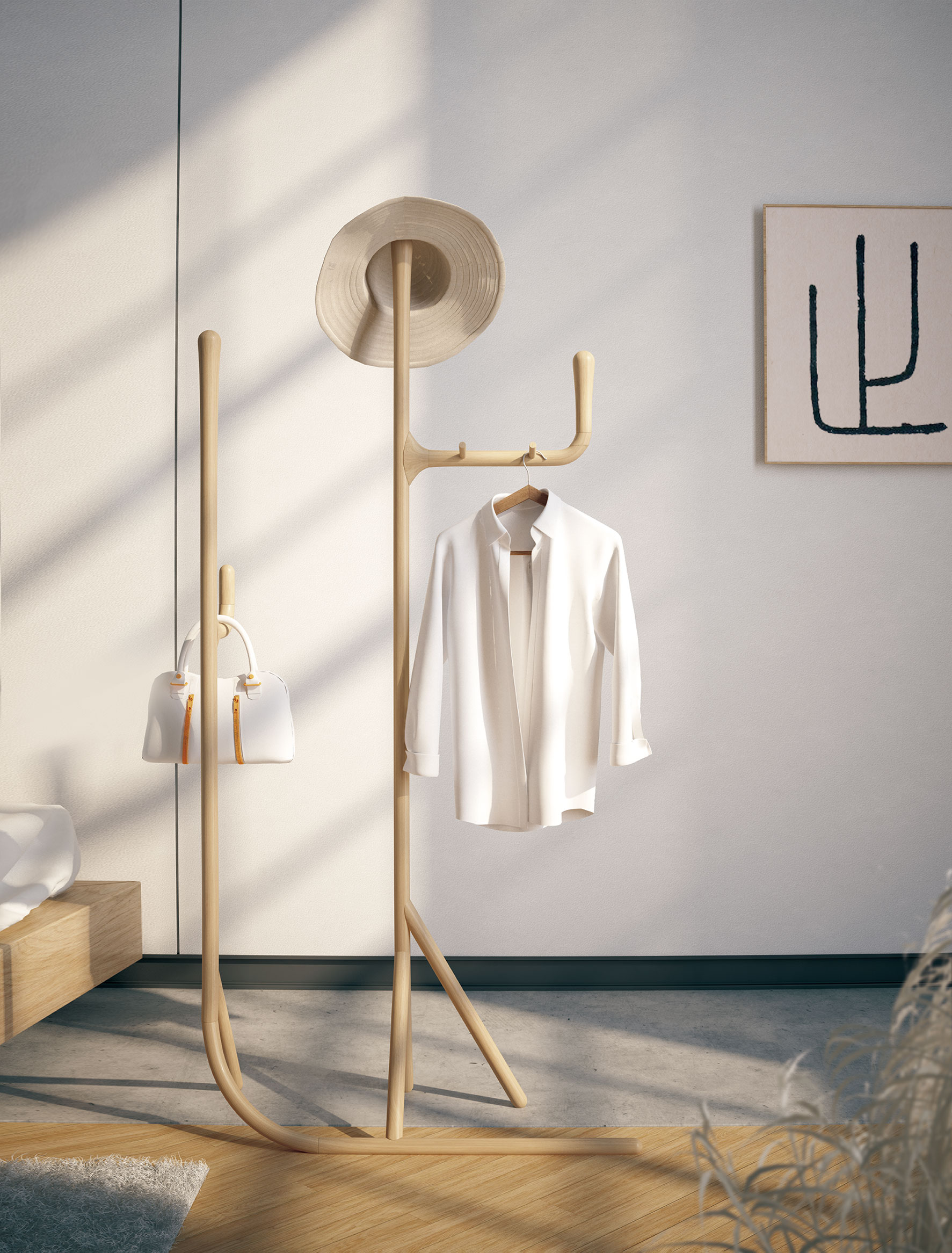 Resting，coat hanger，2023 Red Dot Design Concept Award，