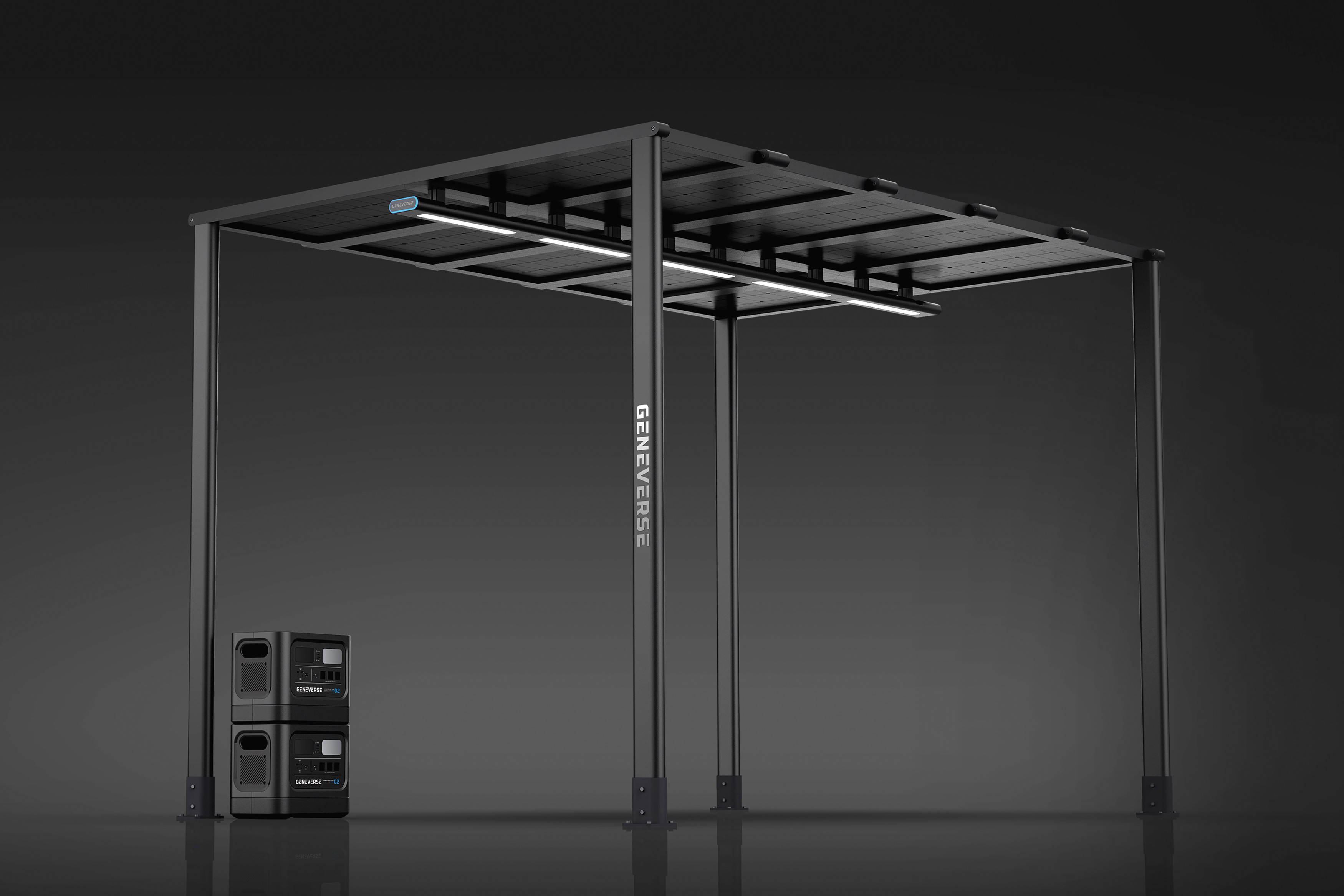 Geneverse，Modular Photovoltaic Parasol，2023 Red Dot Design Concept Award，
