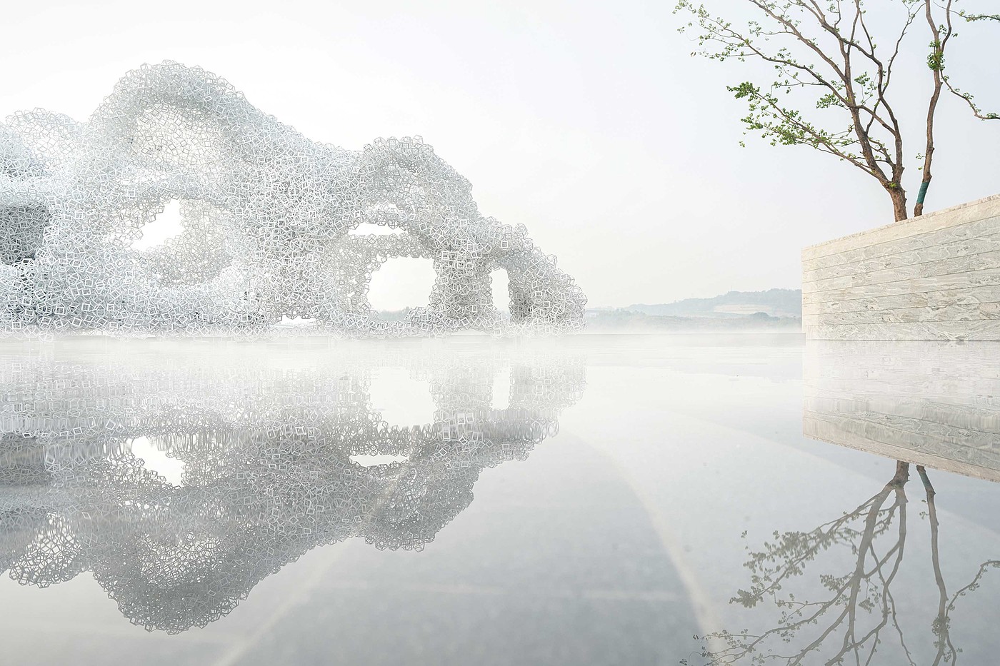 River Cloud，Outdoor Public Facilities Design，2023 Red Dot Design Concept Award，