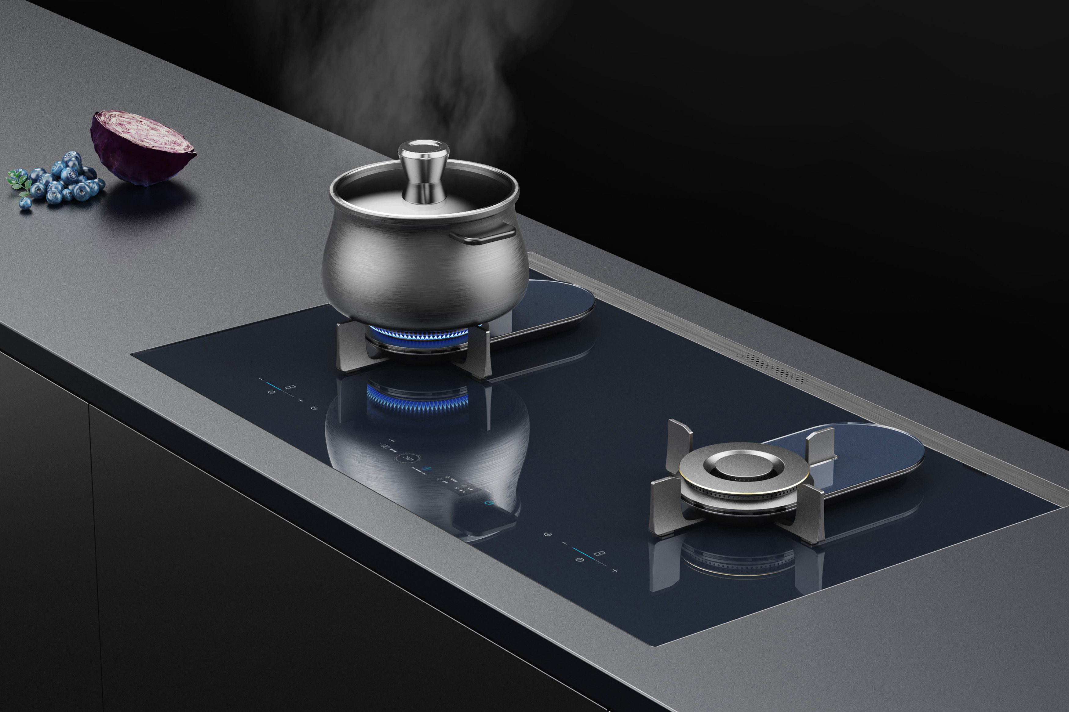 Rotary Stove，Gas stove，2023 Red Dot Design Concept Award，