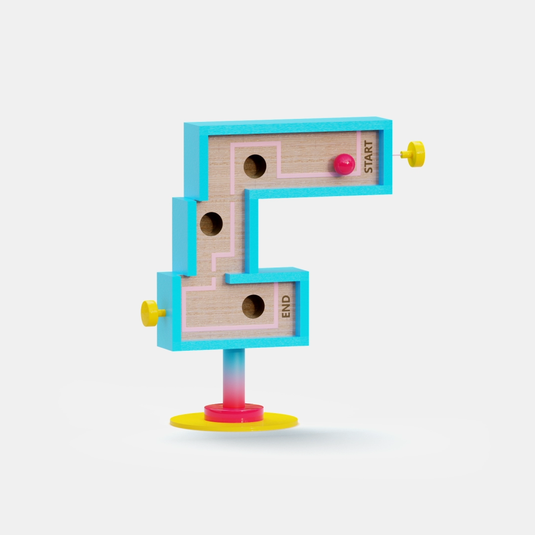 3D Animated Fonts，originality，three-dimensional art，3D modeling，