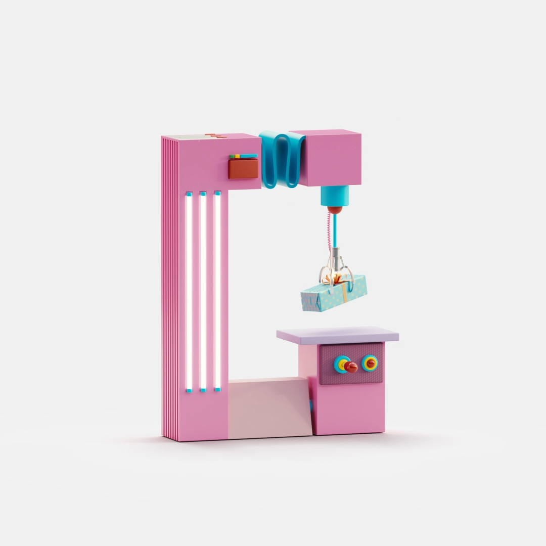 3D Animated Fonts，originality，three-dimensional art，3D modeling，