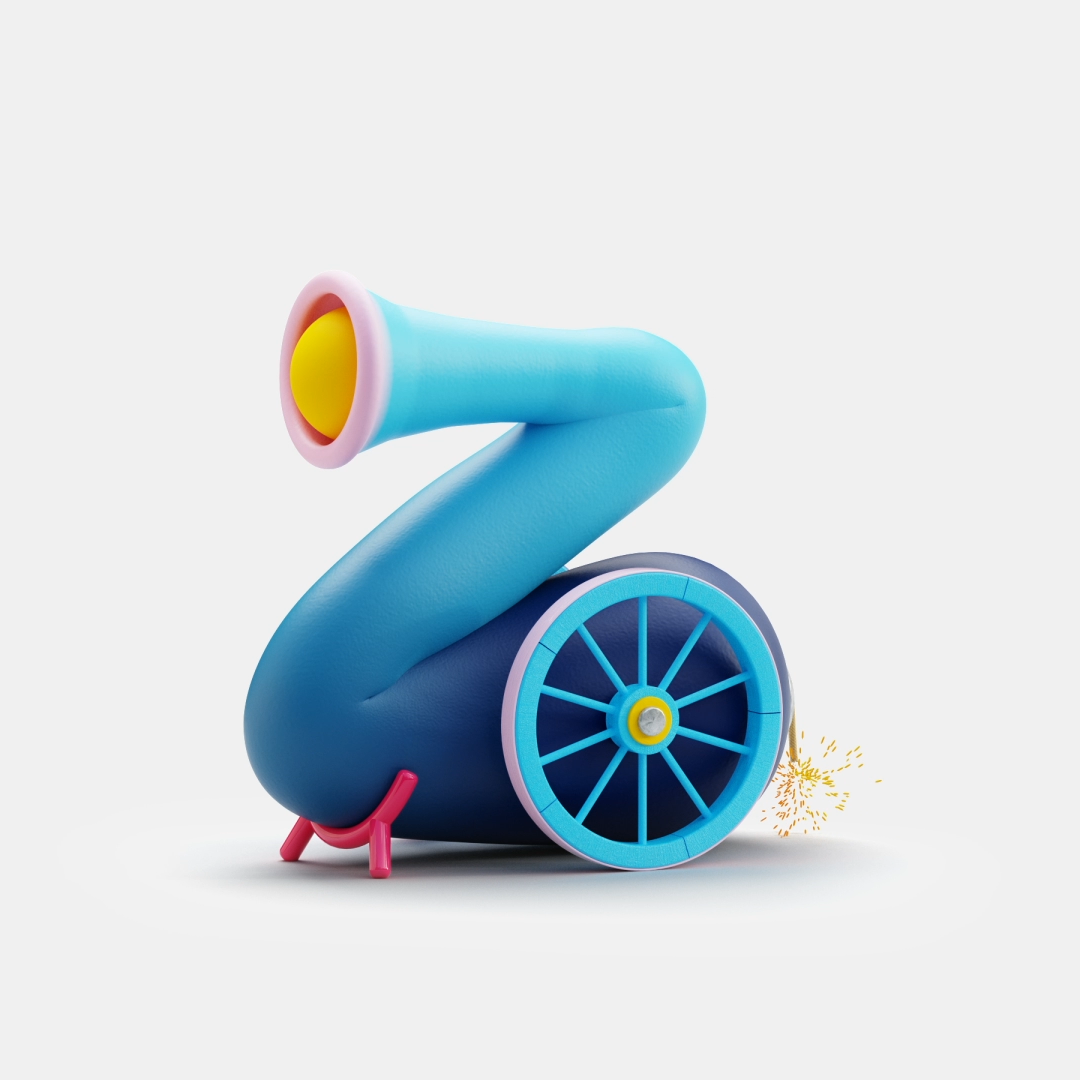 3D Animated Fonts，originality，three-dimensional art，3D modeling，