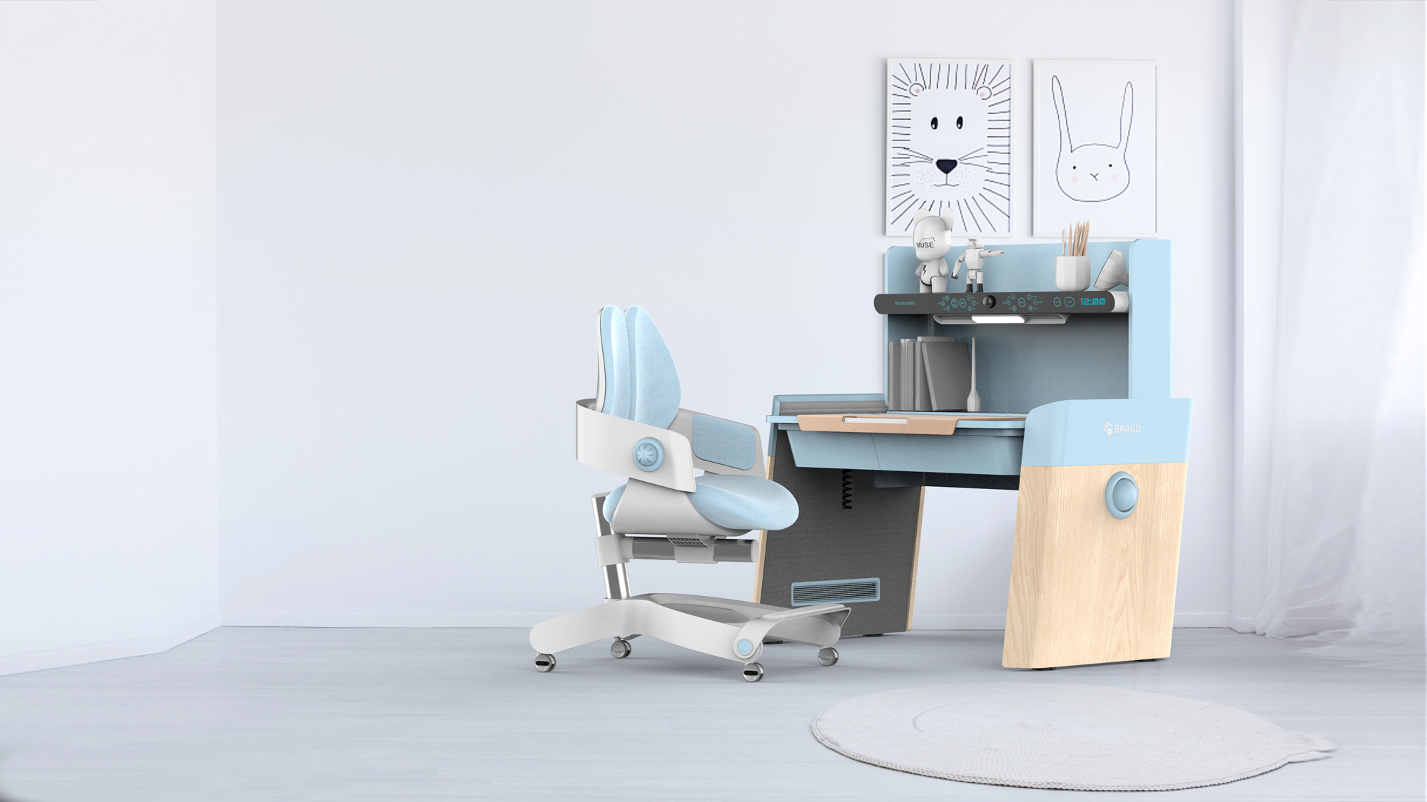 Children's products，Learning table，School supplies，Home furniture，desk，