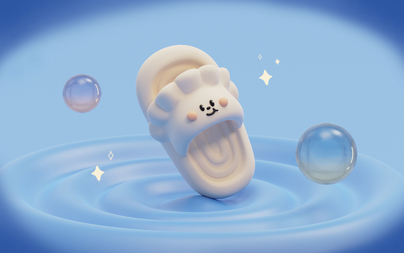 children，Dumplings，Cartoon，Atmosphere sense，