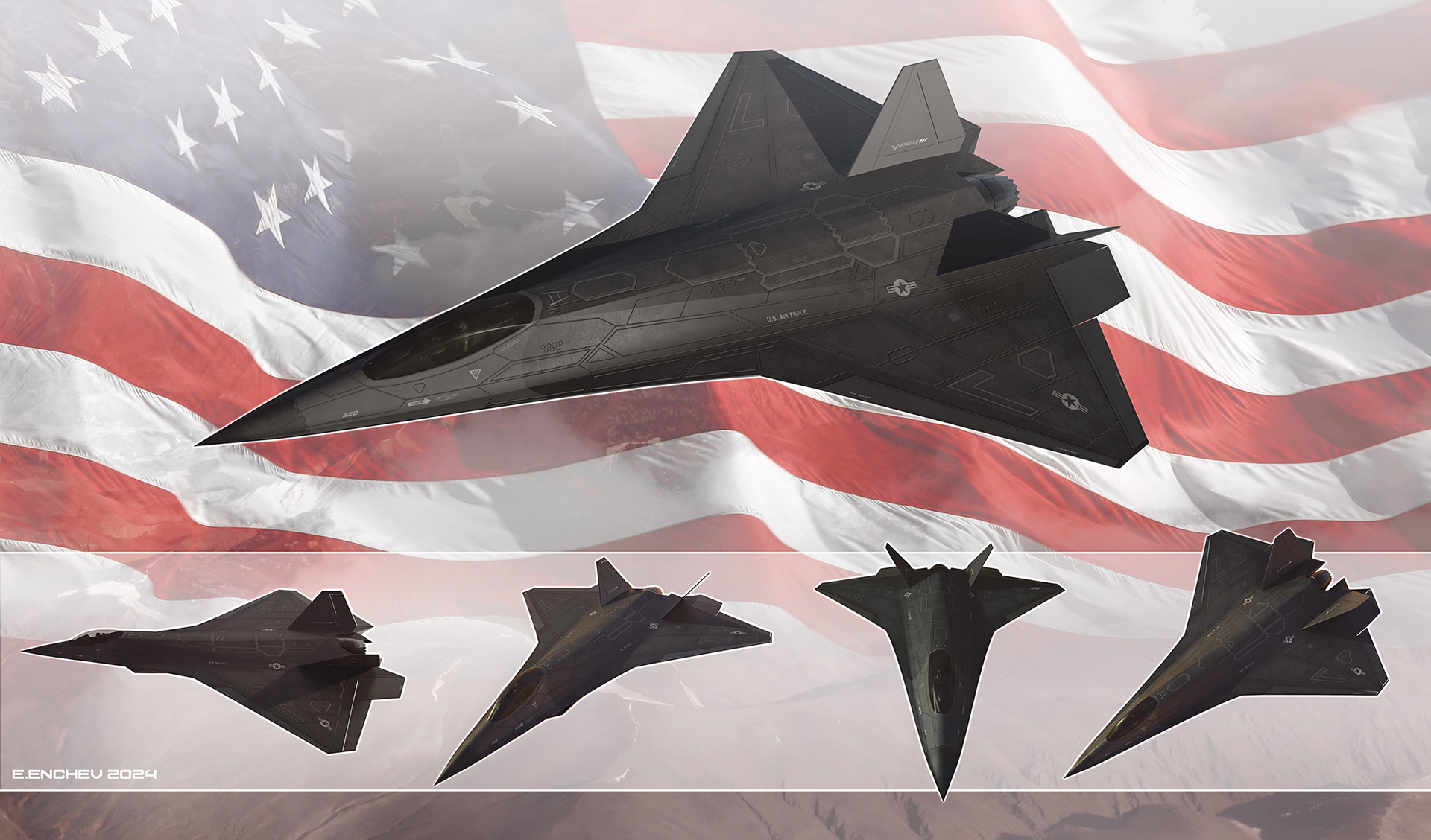 fighter，aircraft，vehicle，Viper trinity，