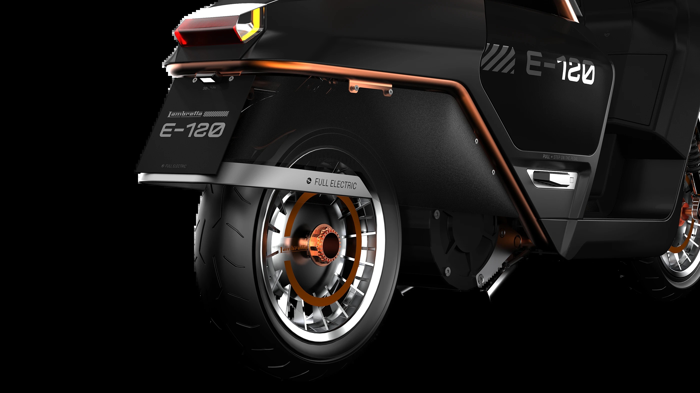 LAMBRETTA E-120，Electric motorcycle，vehicle，originality，