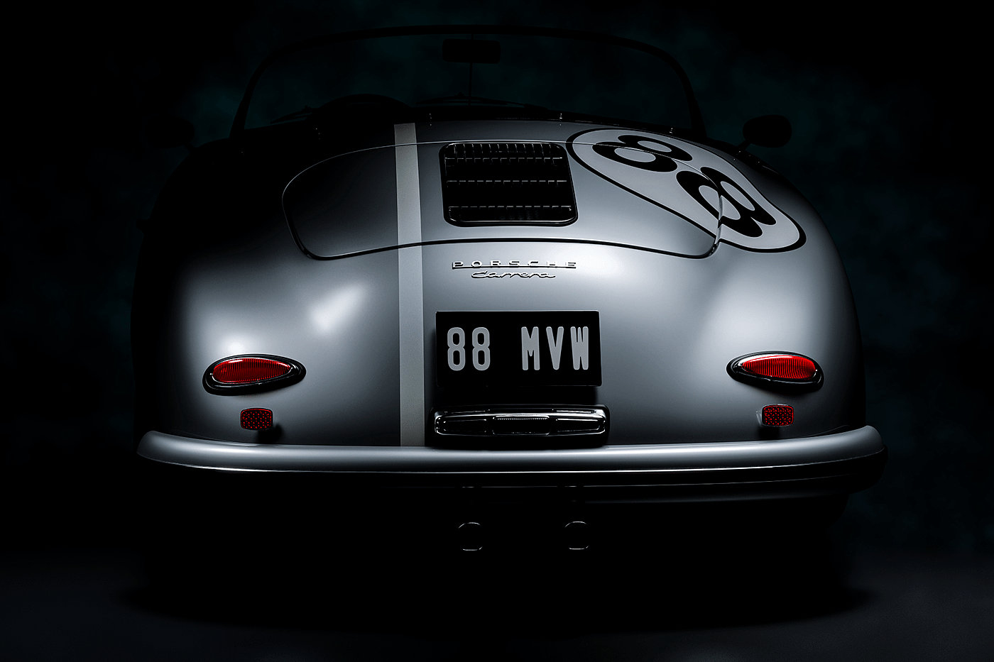 vehicle，automobile，cgi，Porsche 356，