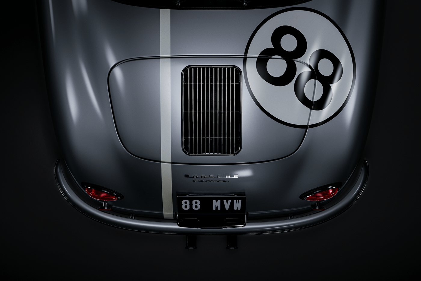 vehicle，automobile，cgi，Porsche 356，
