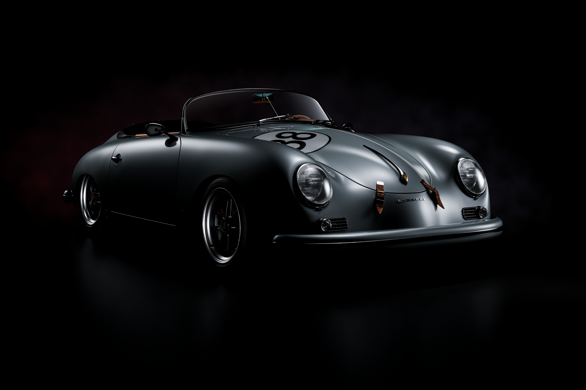 vehicle，automobile，cgi，Porsche 356，