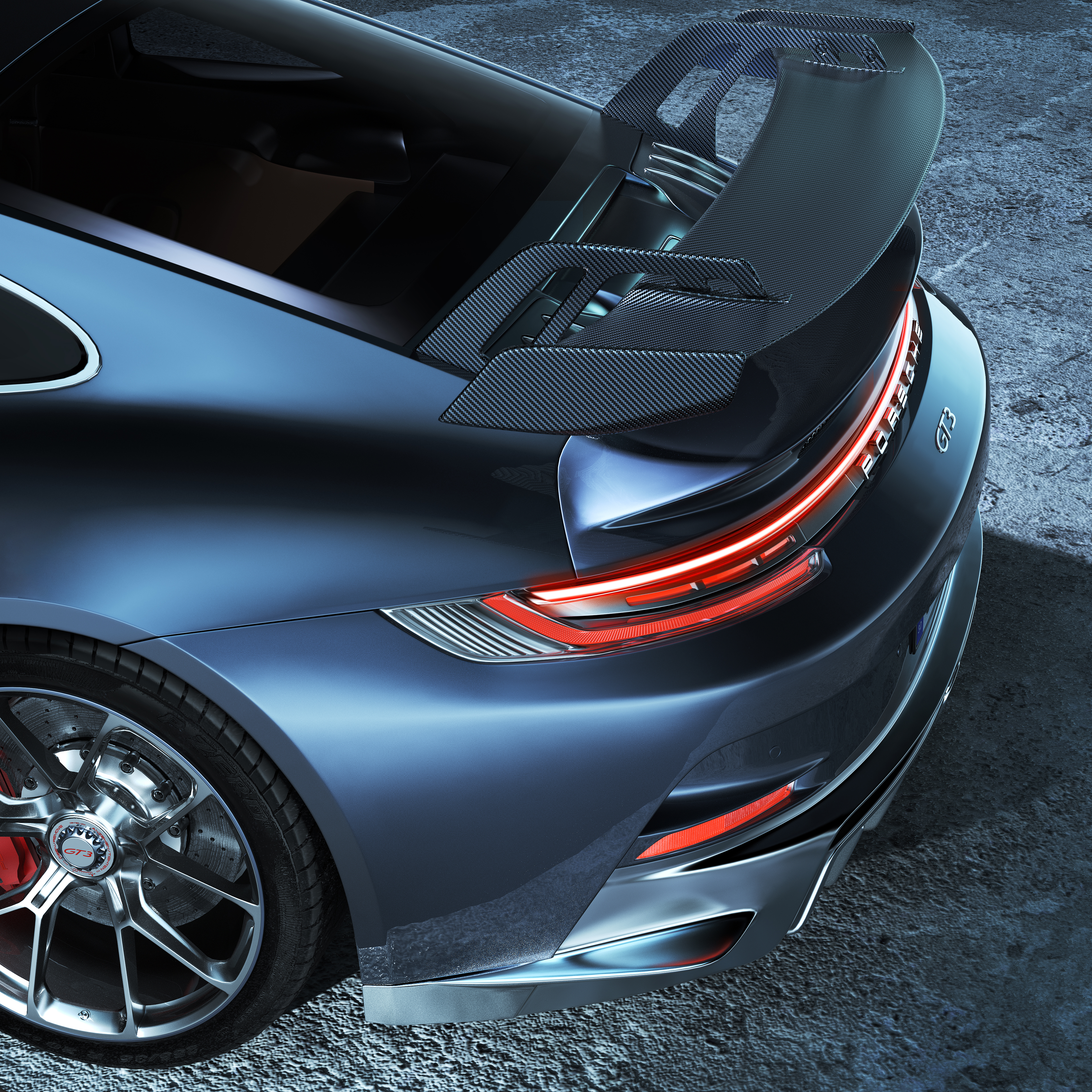 Render，Automobile design，keyshot，modeling，rhino，Porsche，