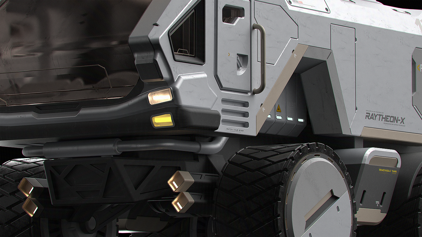 game，lunar rover，fusion，scifi，3dmodeling，