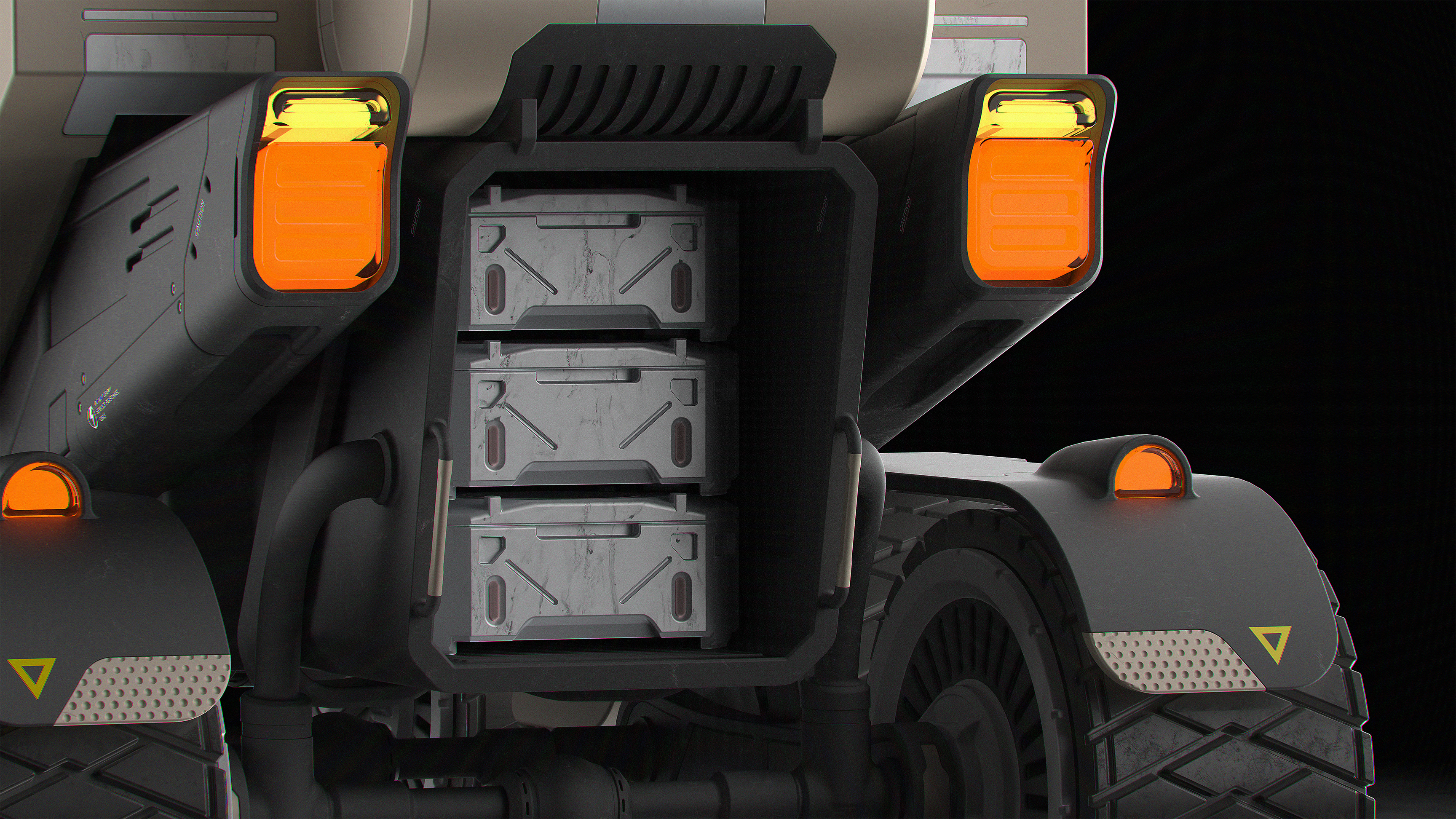 game，lunar rover，fusion，scifi，3dmodeling，