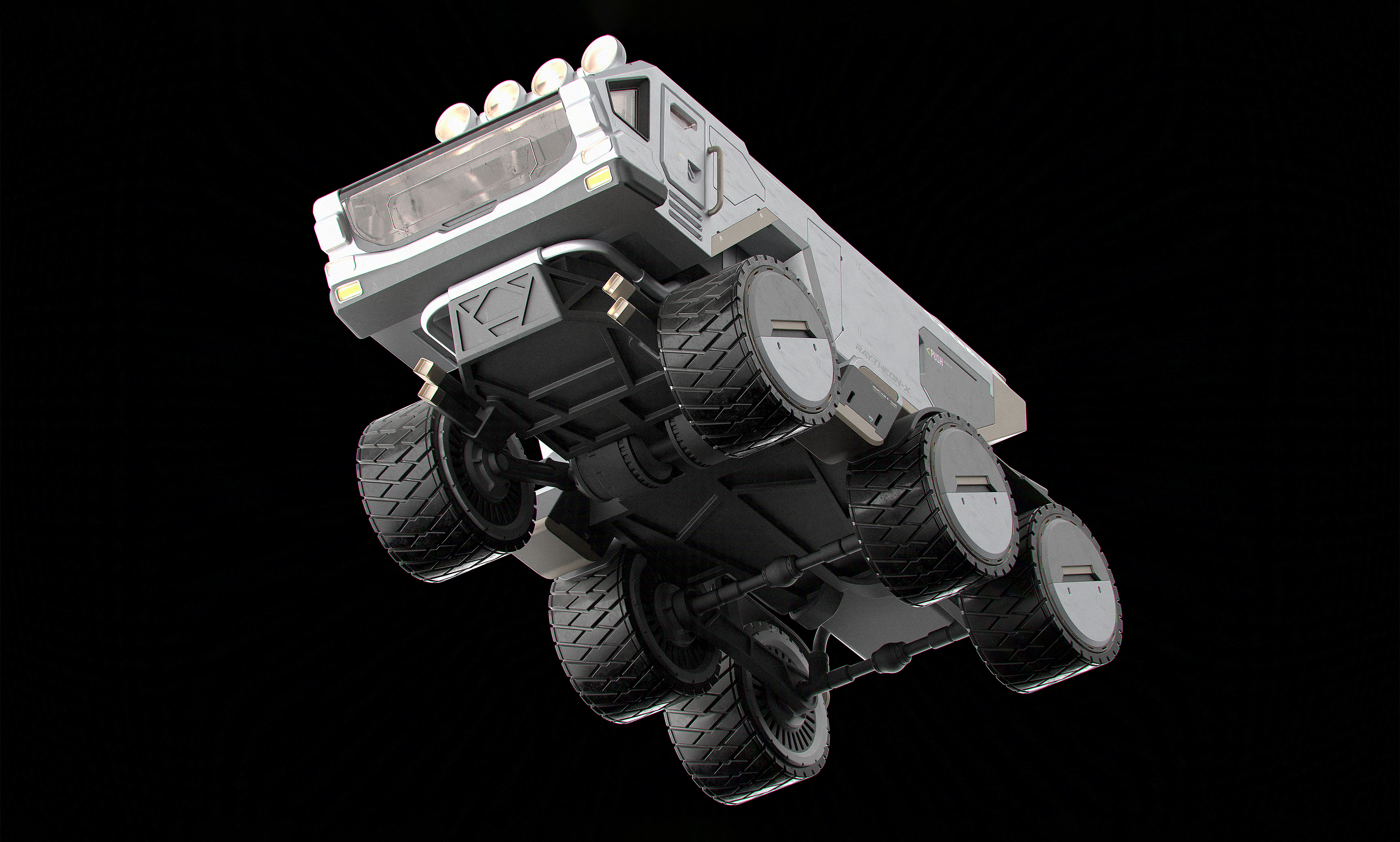 game，lunar rover，fusion，scifi，3dmodeling，