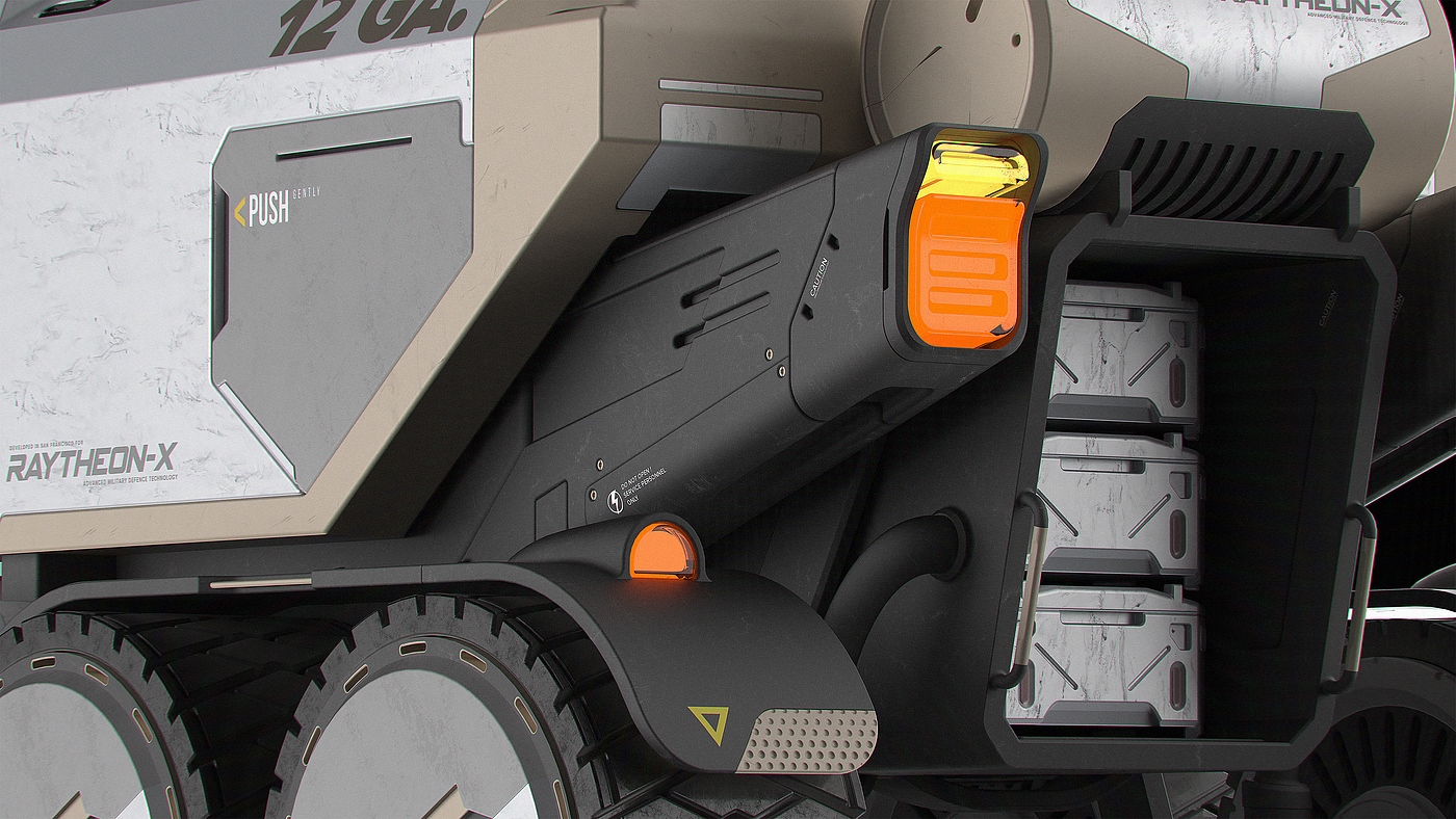 game，lunar rover，fusion，scifi，3dmodeling，