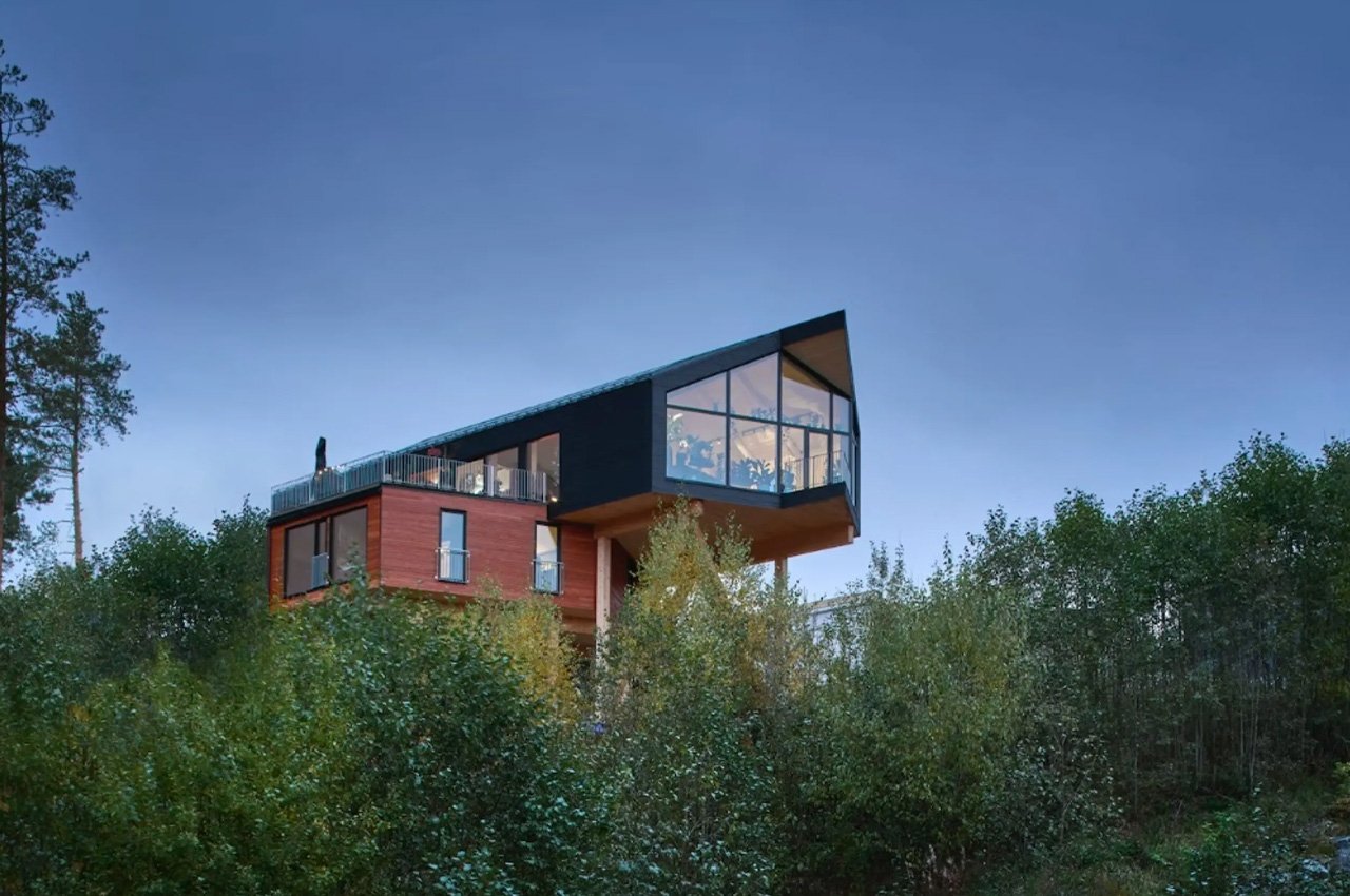 suspended residence，Design，furniture，residence，Architecture，