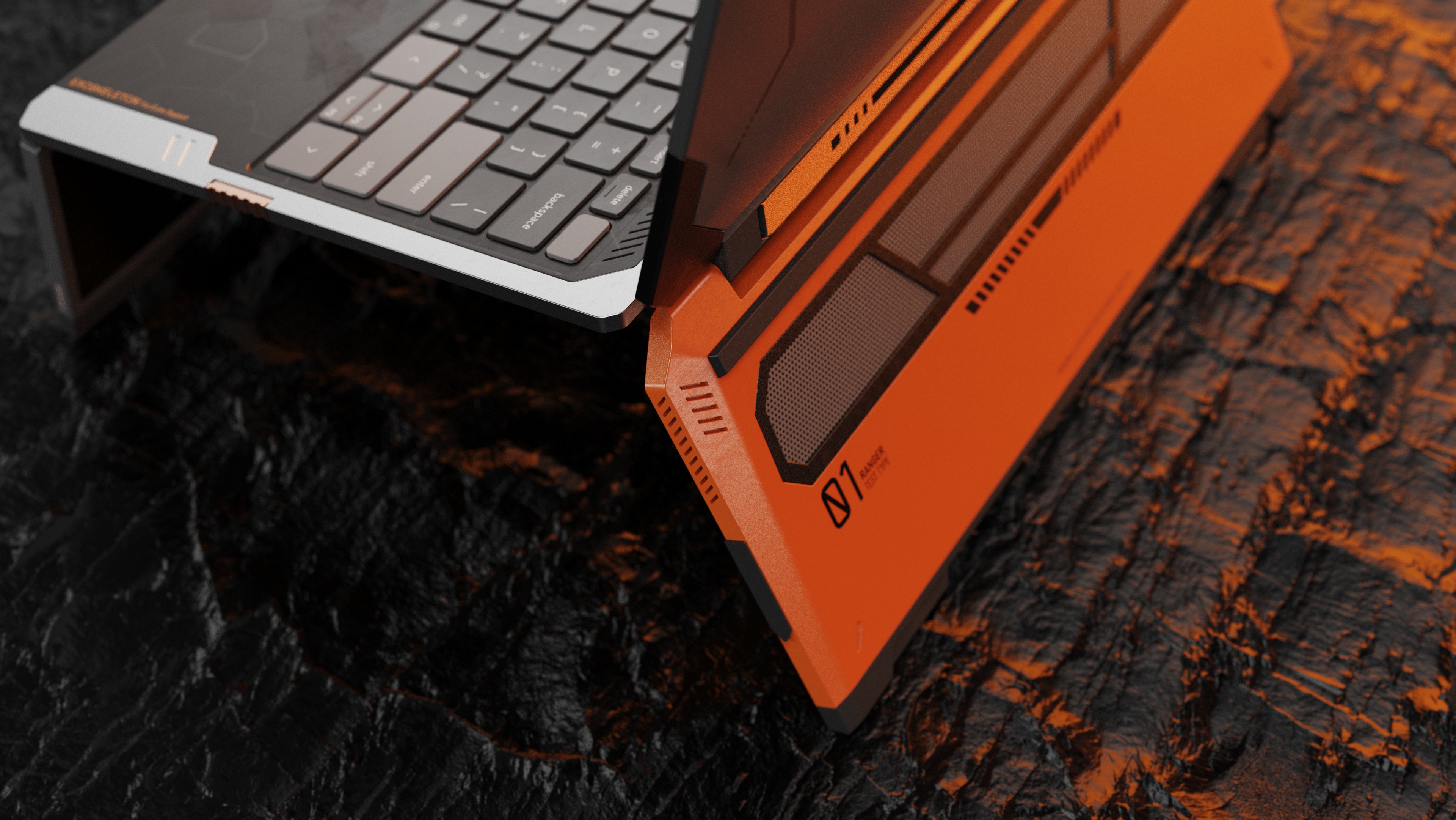 Notebook computer，camping，outdoors，