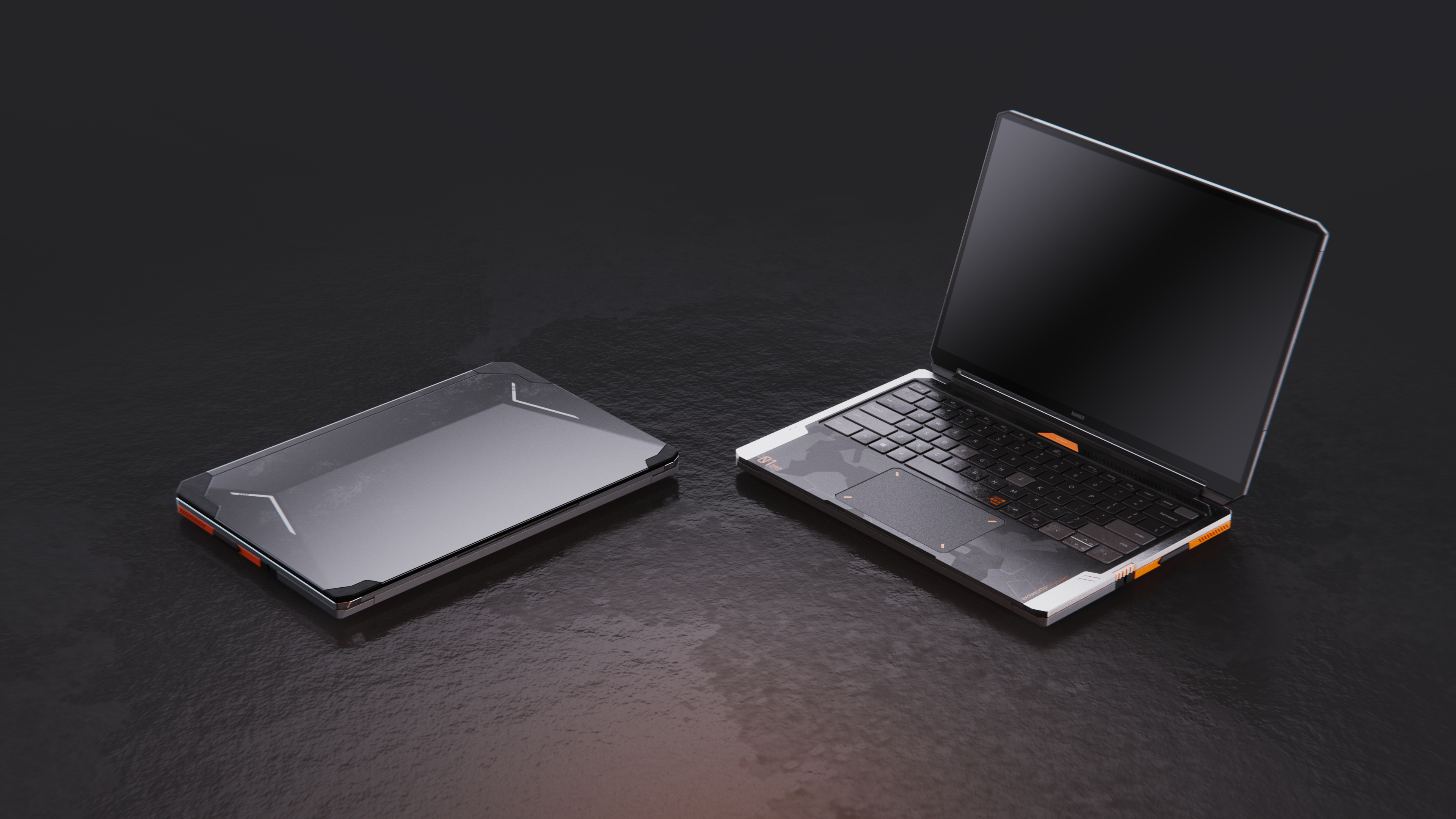 Notebook computer，camping，outdoors，