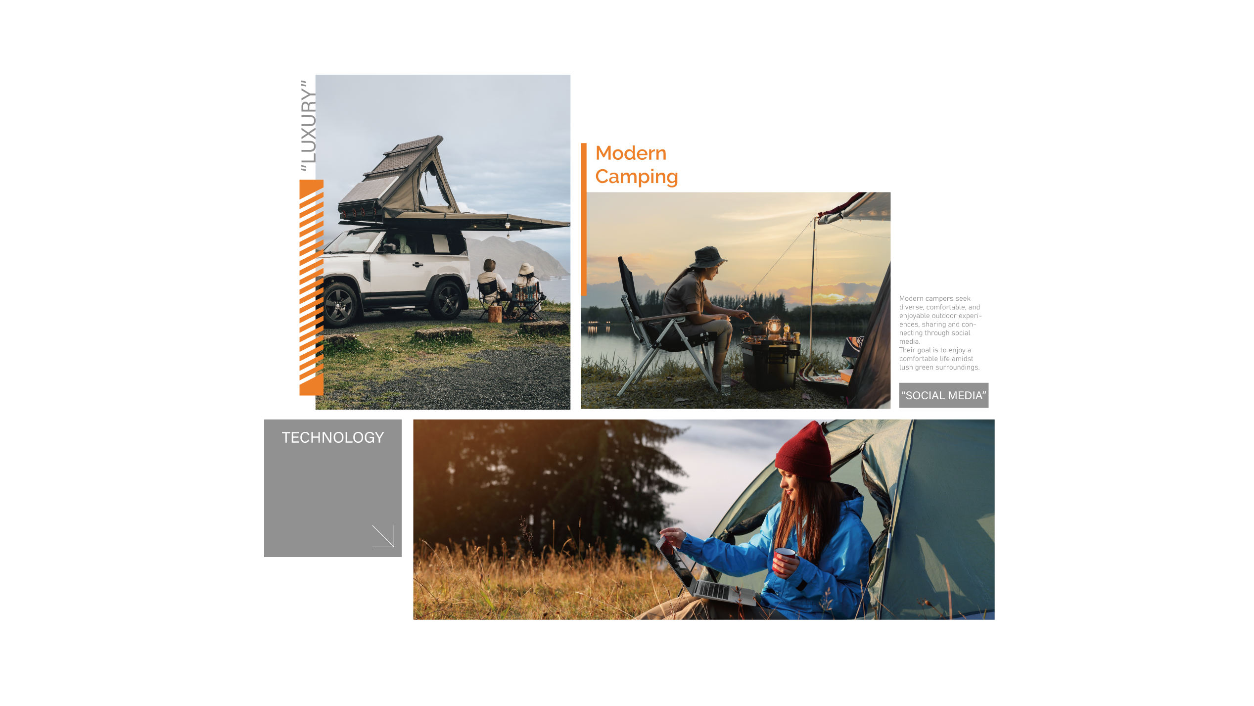 Notebook computer，camping，outdoors，