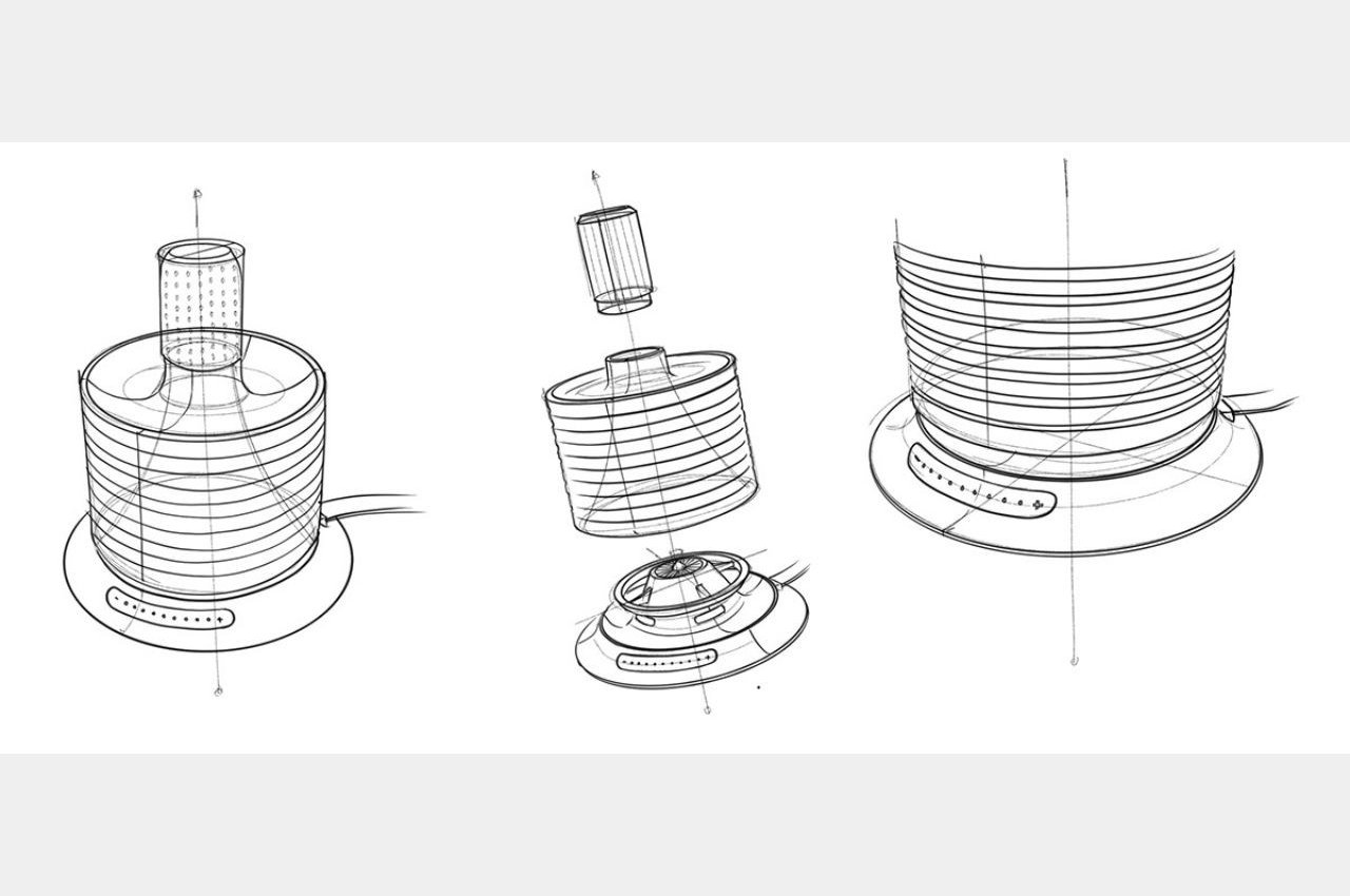 hydroponic flowerpot，Futurism，bionics，sustainable，