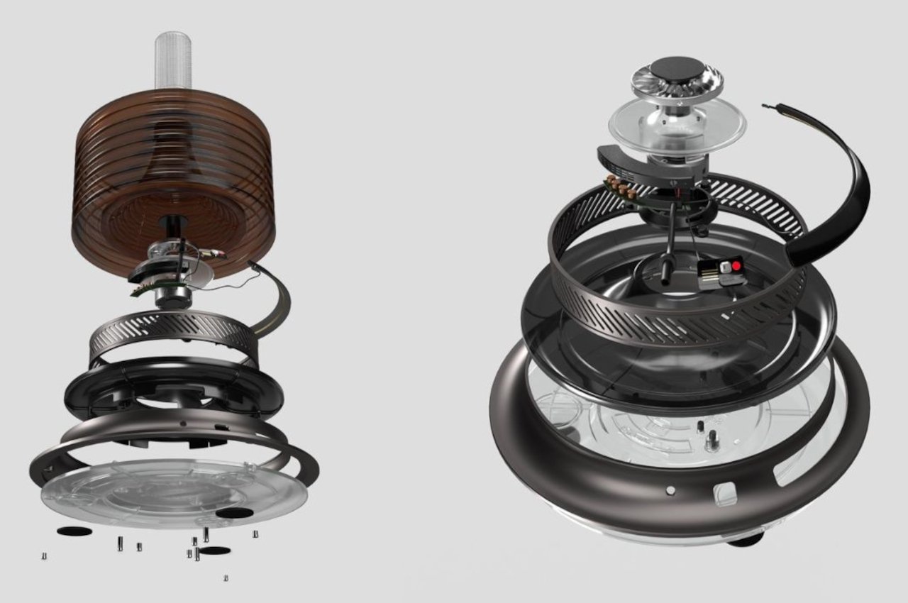 hydroponic flowerpot，Futurism，bionics，sustainable，